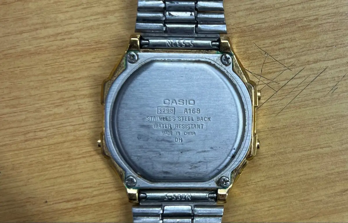 Casio Vintage Illuminator Digital Watch Gold
