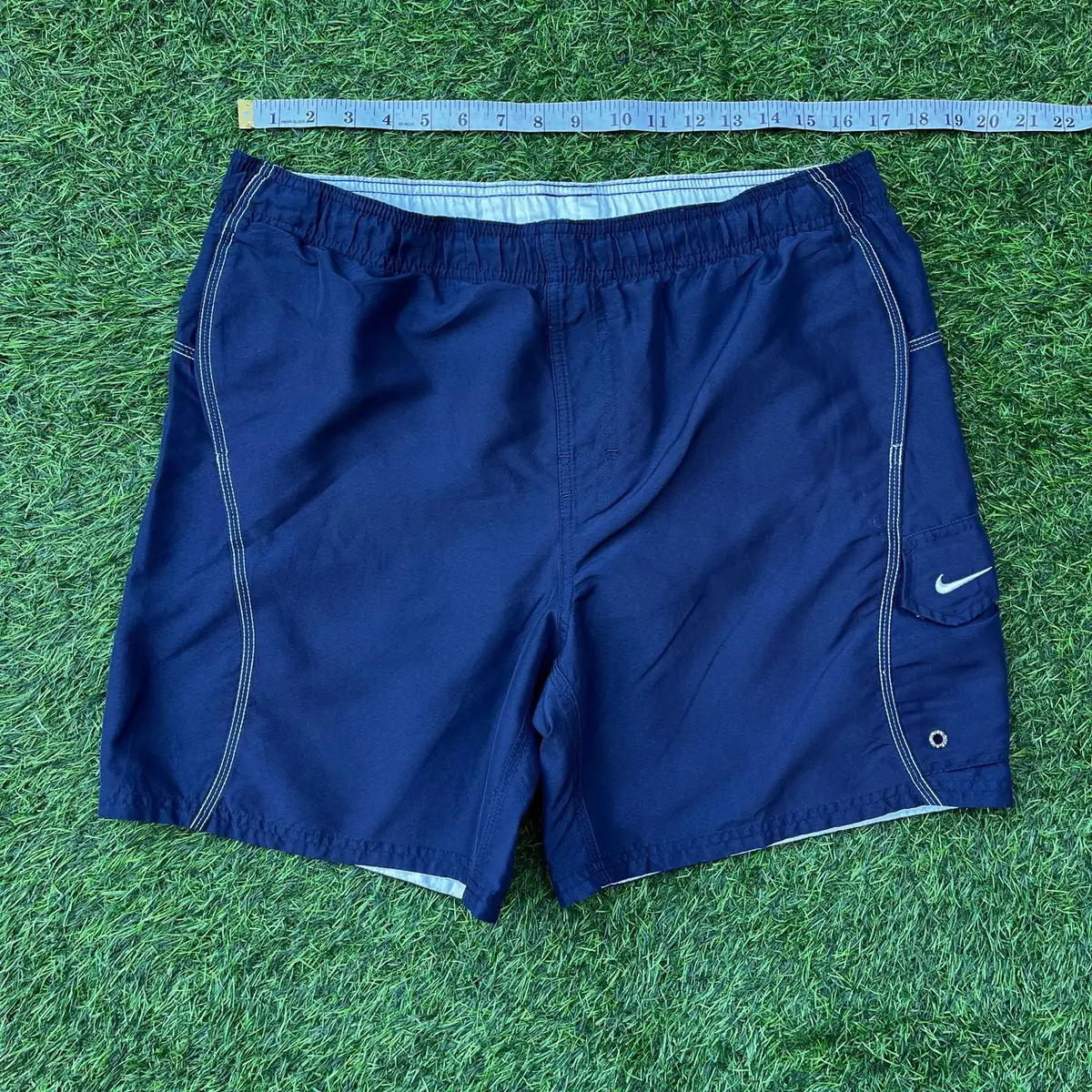 Nike Navy Blue Cargo Swim Shorts Medium