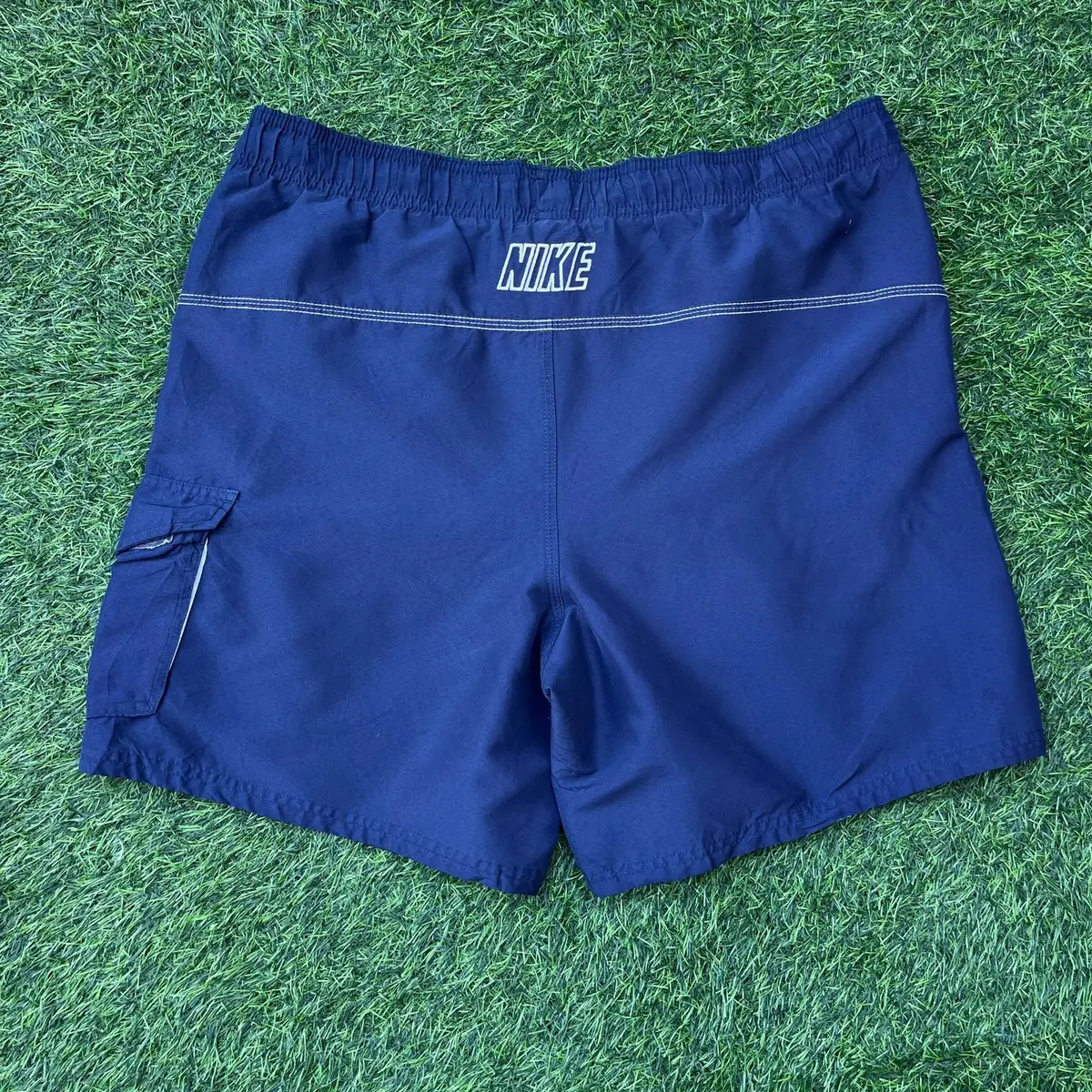 Nike Navy Blue Cargo Swim Shorts Medium