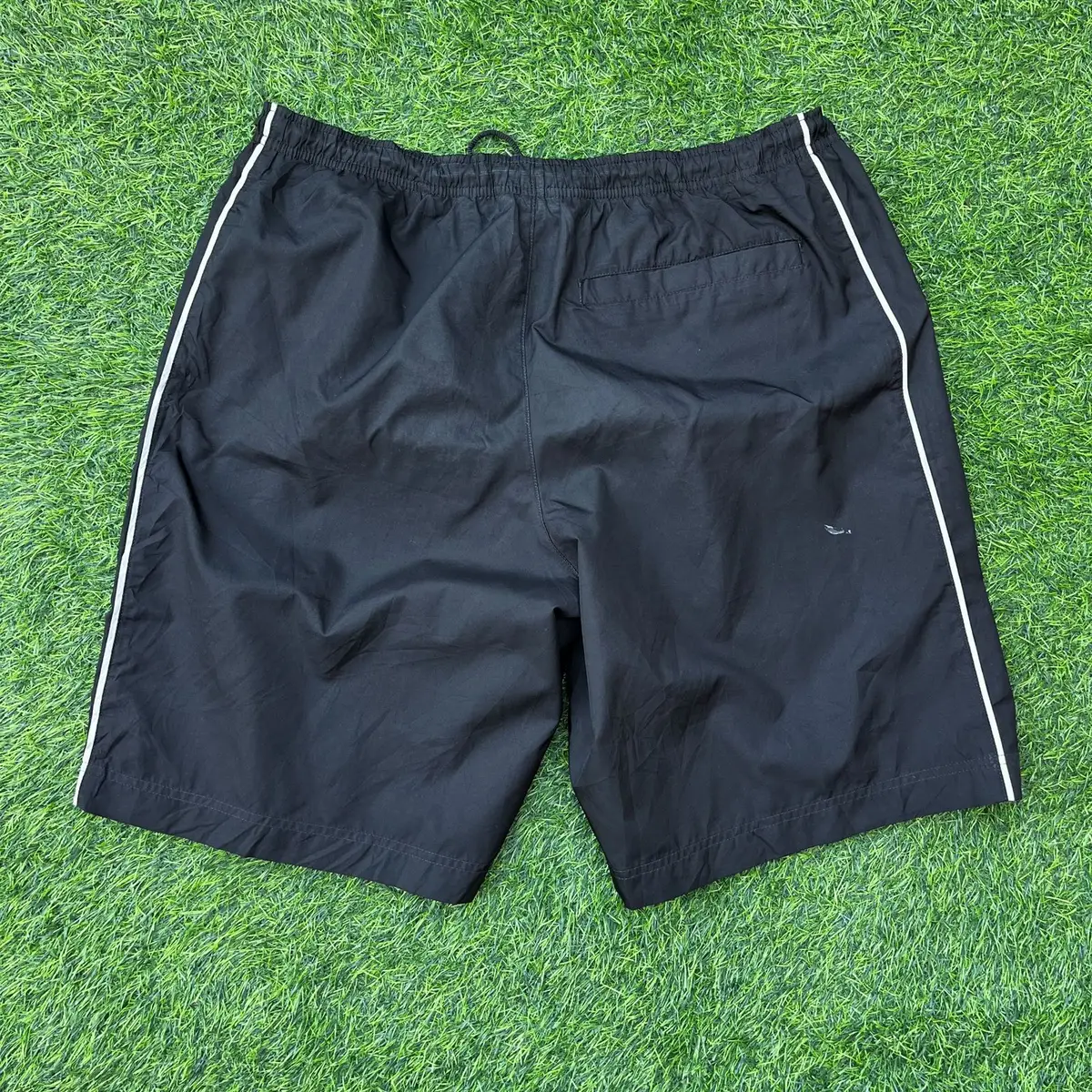 Nike Black Activewear Shorts with White Piping