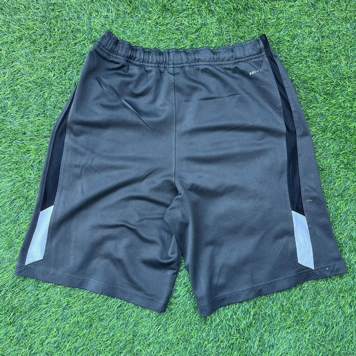 Nike Dri-FIT Athletic Shorts Grey Black Size M
