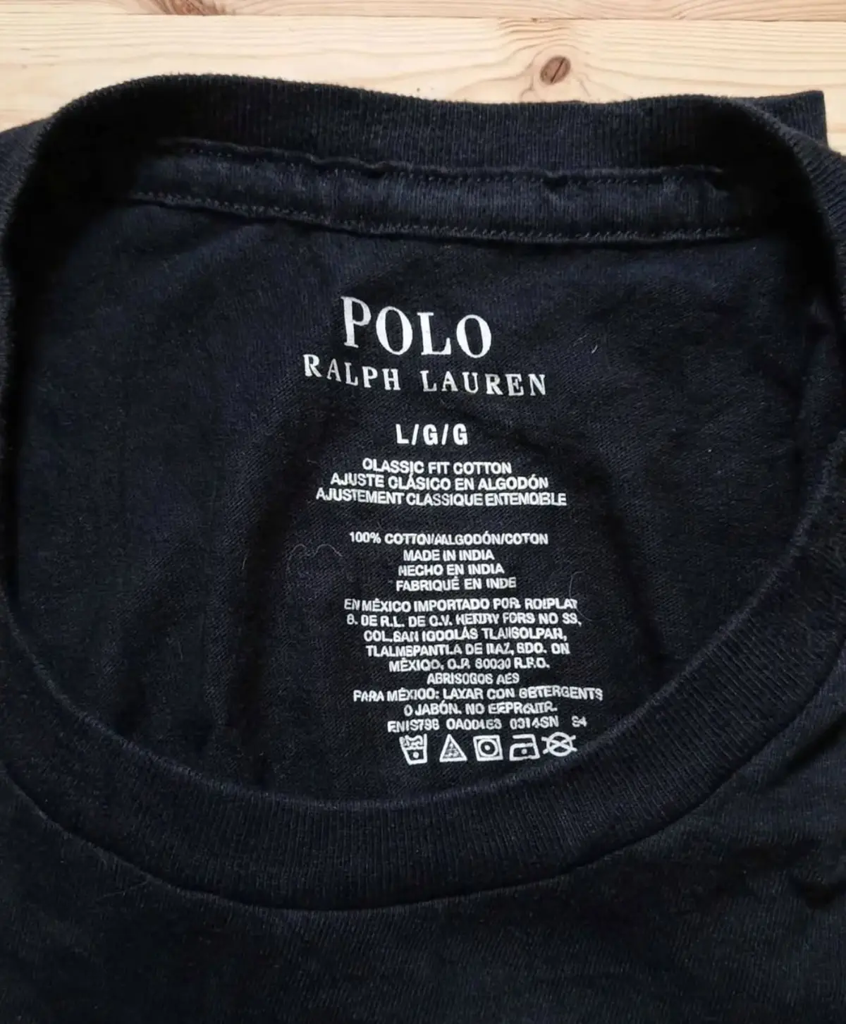 Polo Ralph Lauren Black Crew Neck T-Shirt