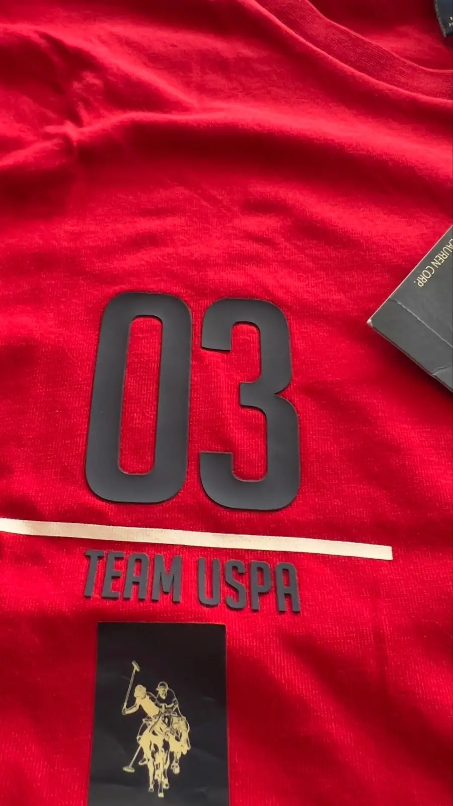 U.S. Polo Assn. Long Sleeve T-Shirt Red White Blue