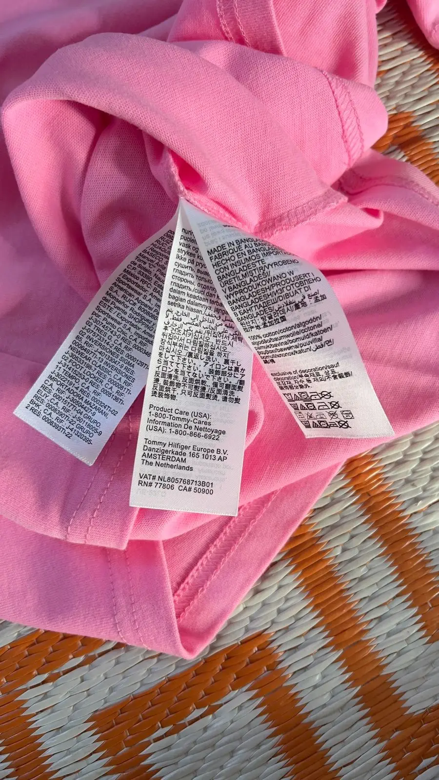 Tommy Jeans Pink T-Shirt
