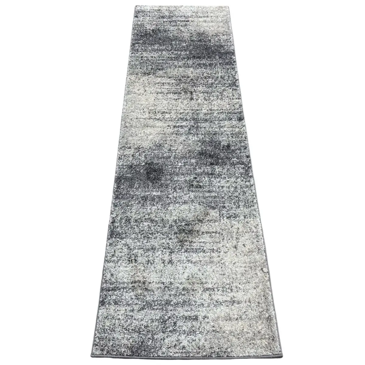 Turkish Modern Vintage Design Grey Runner Rug 213 x 60cm