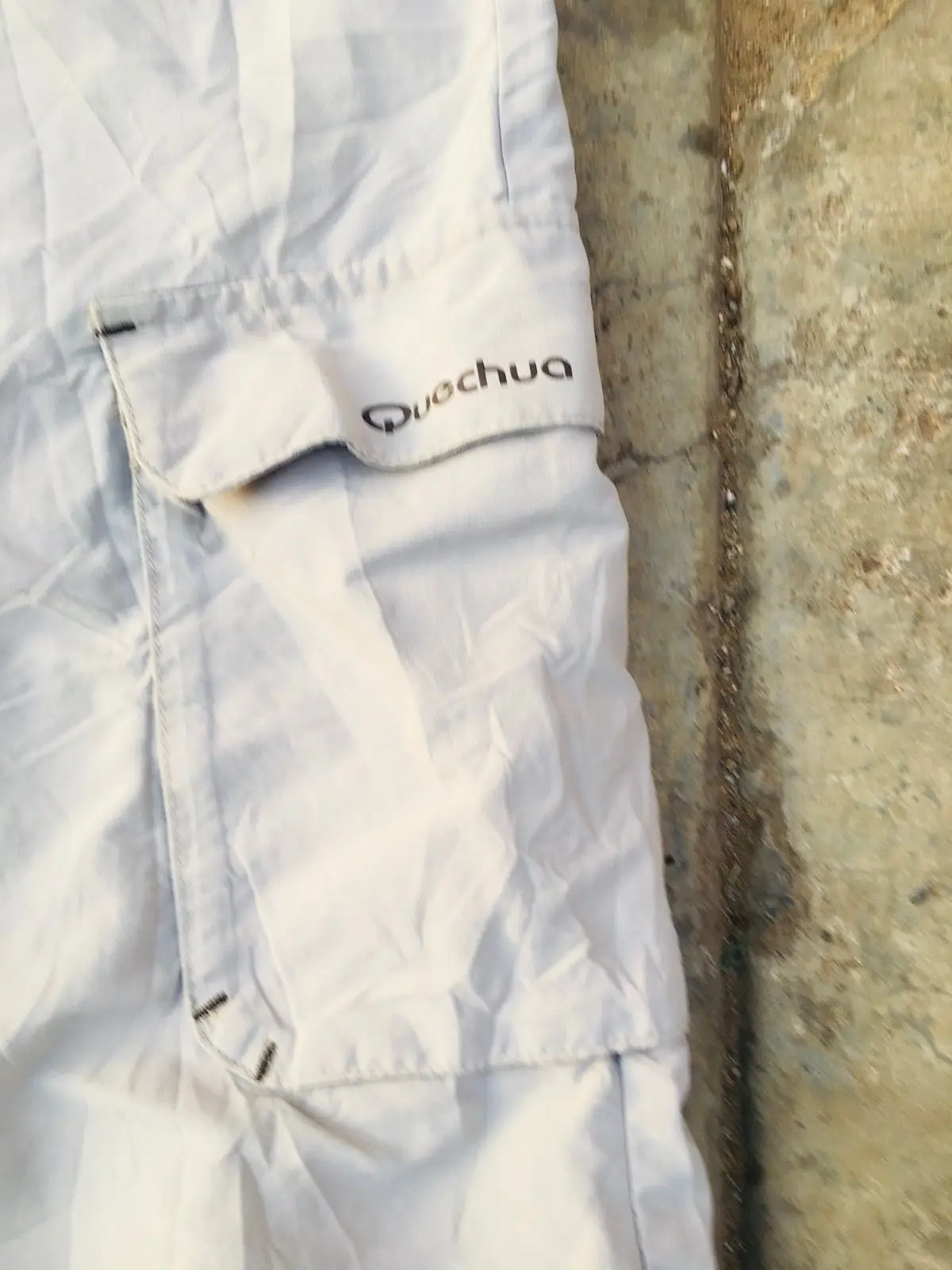 Patagonia Quechua White Cargo Shorts