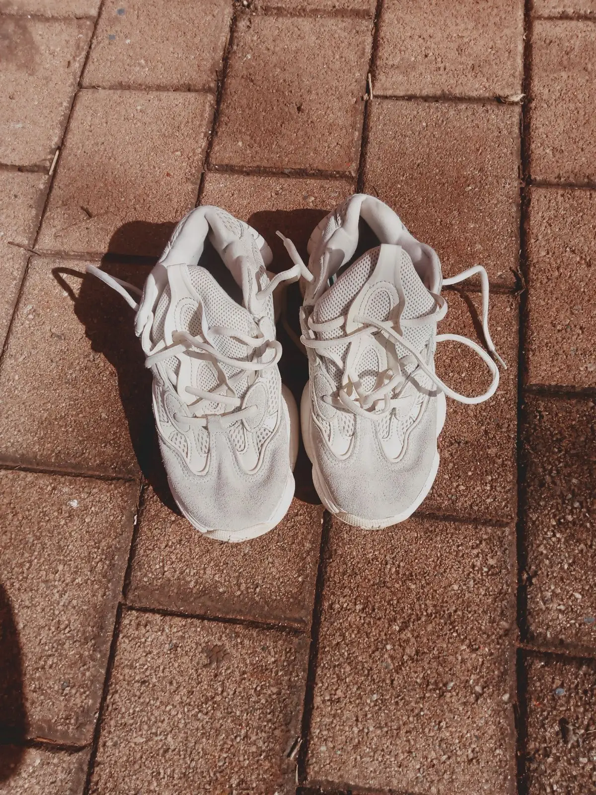Adidas Yeezy 500 Bone White Sneakers UK 6.5