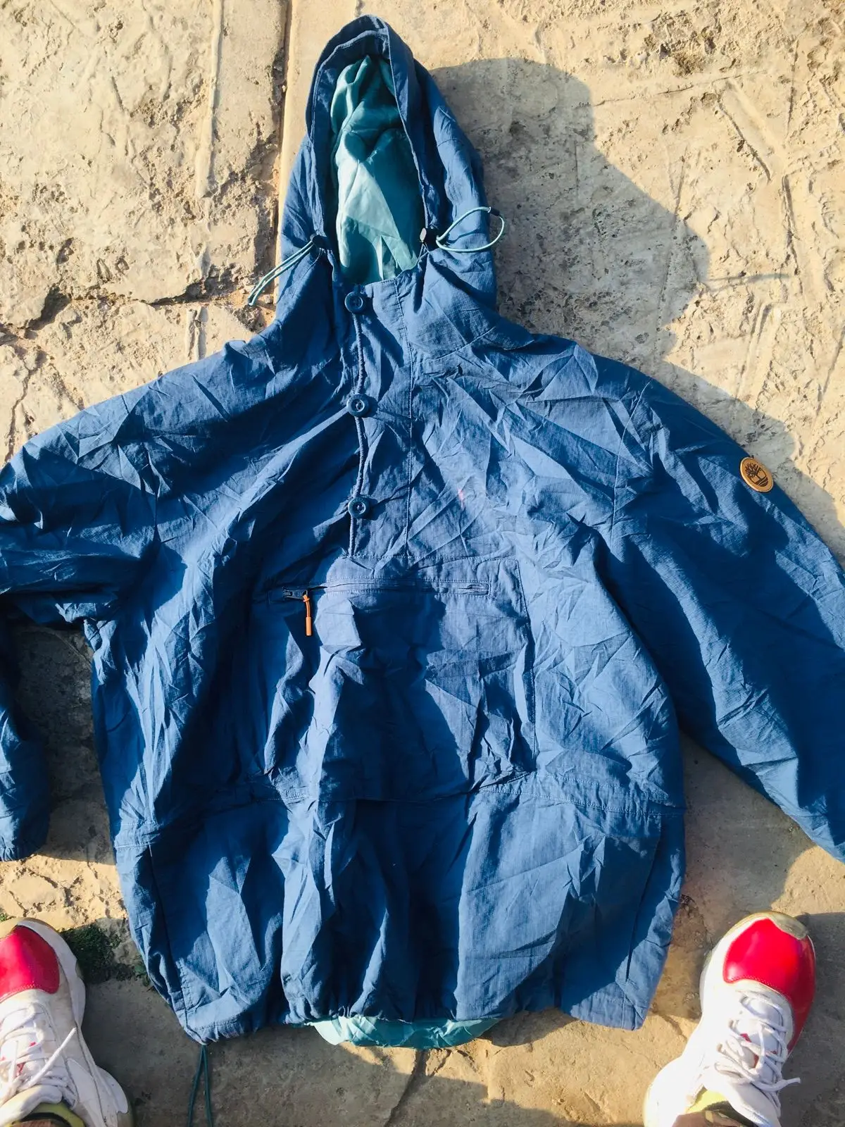 Timberland Blue Hooded Anorak