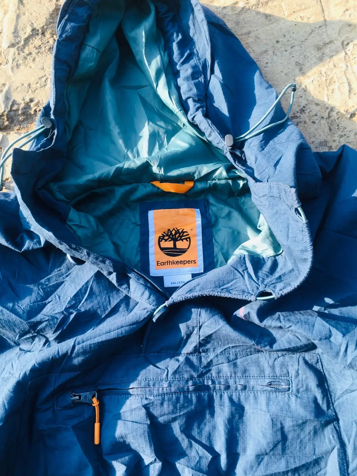 Timberland Blue Hooded Anorak
