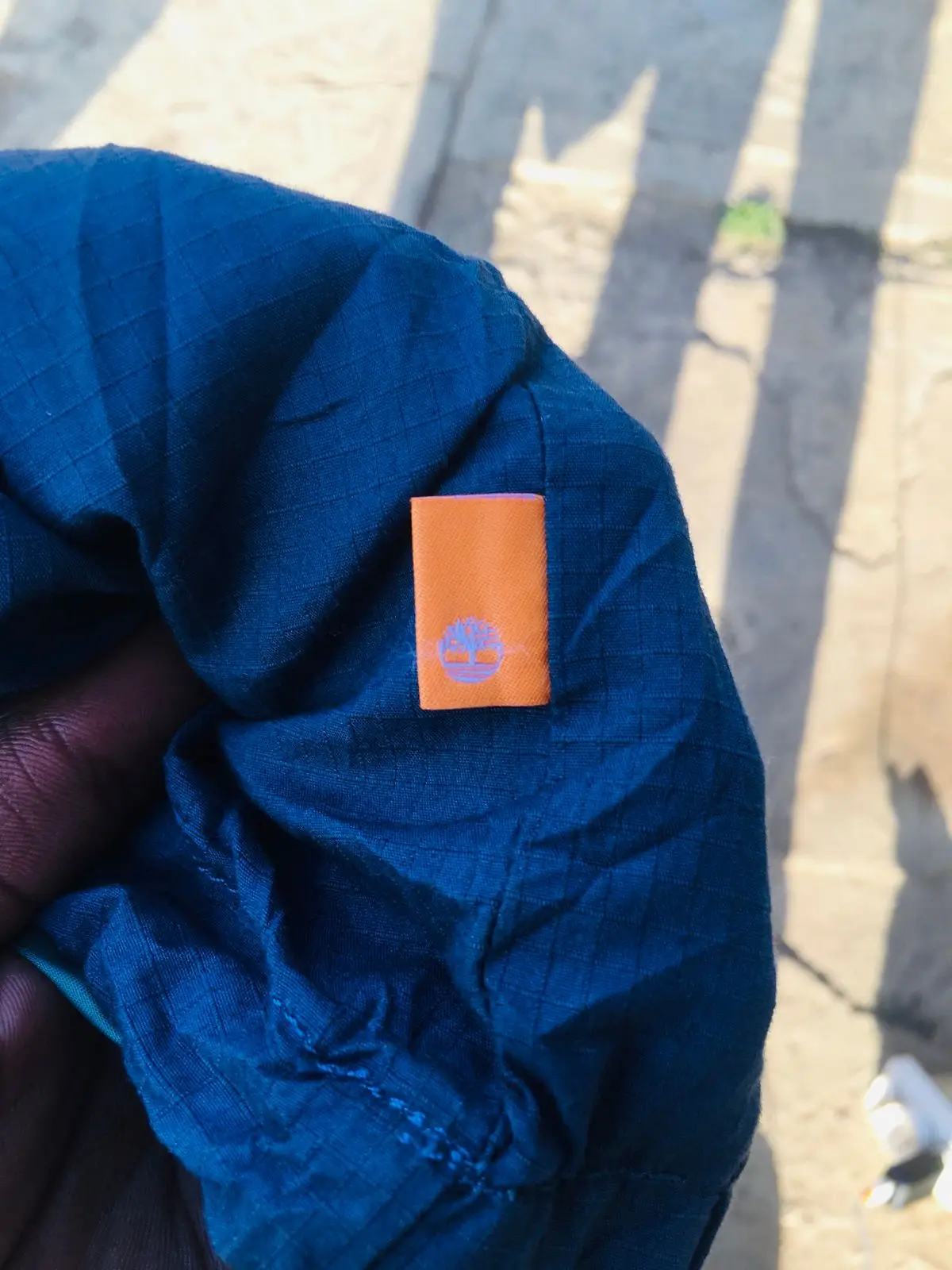 Timberland Blue Hooded Anorak