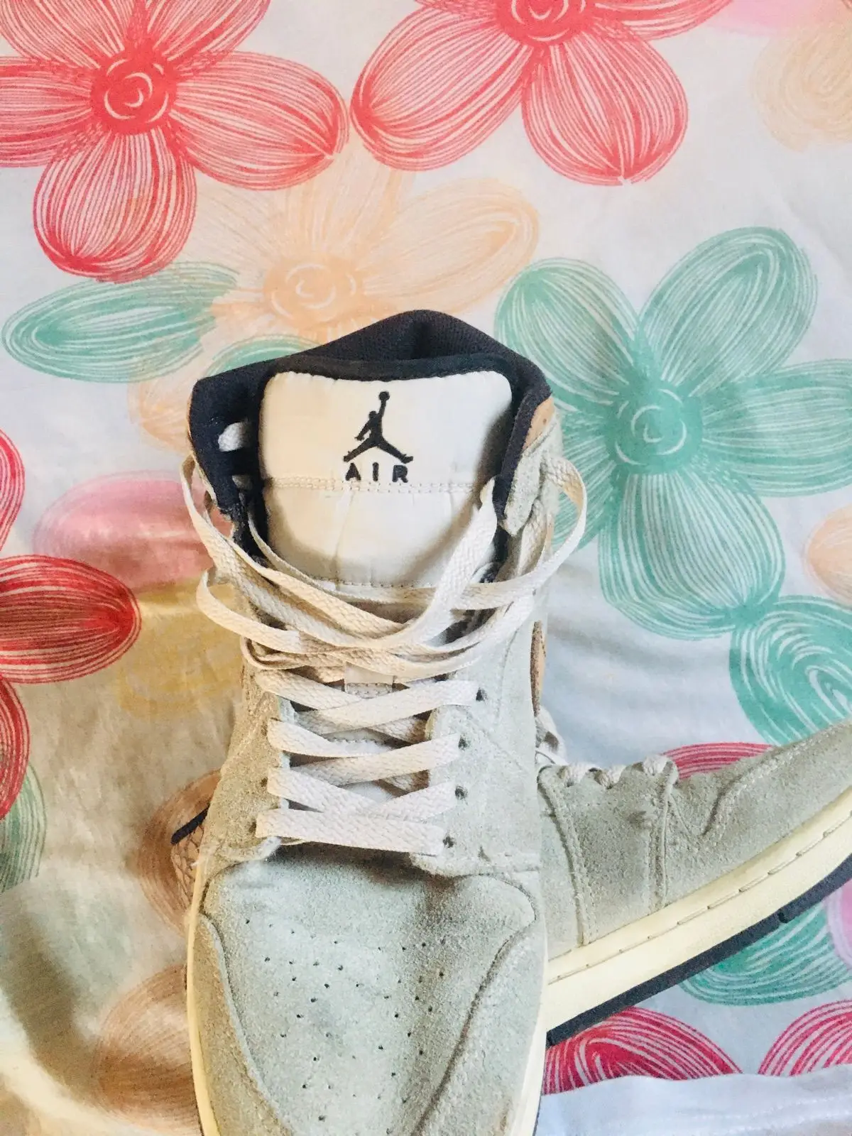 Nike Air Jordan Mid Sneakers Grey UK 7.5