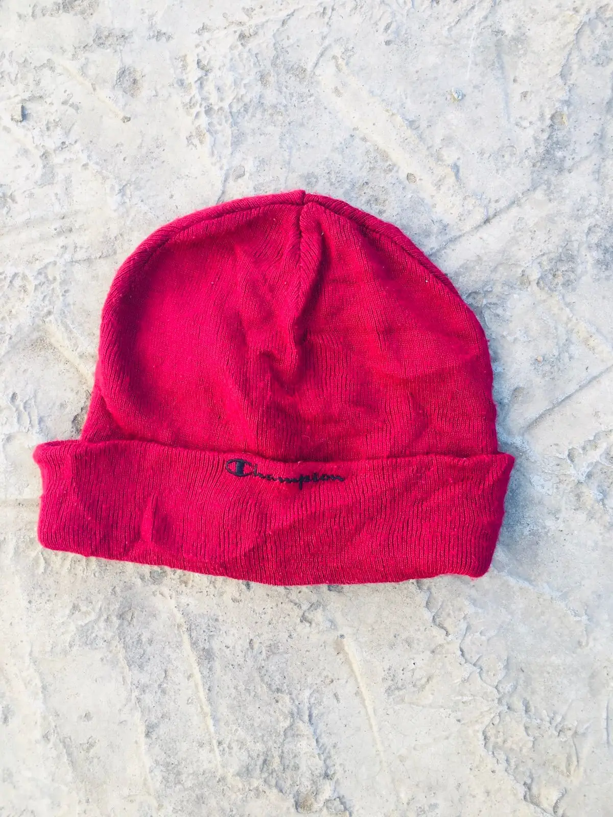 Champion Red Cuffed Beanie