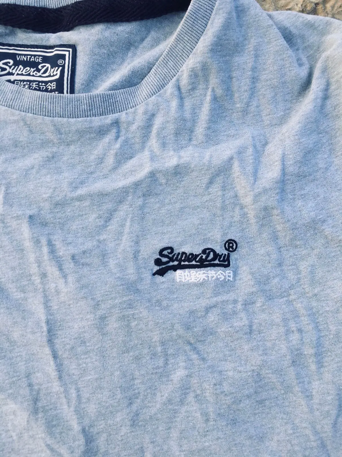 Superdry Vintage Blue T-Shirt