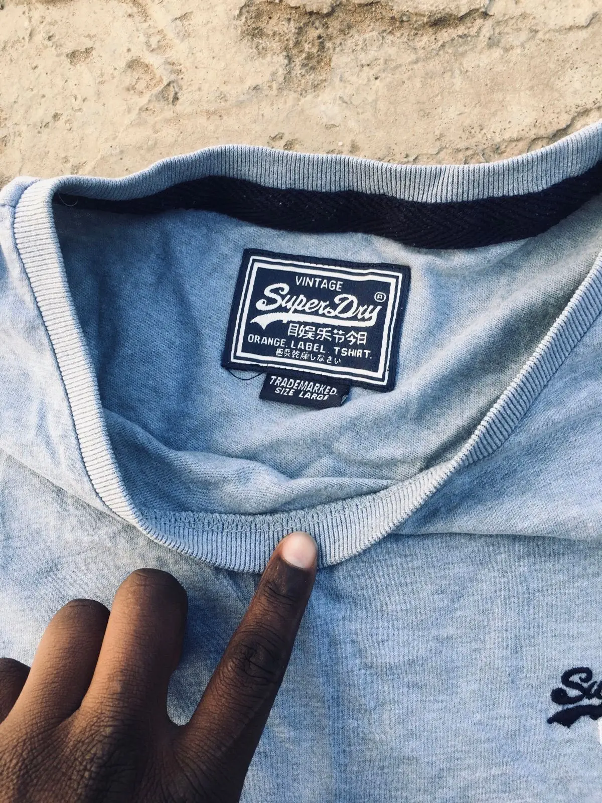 Superdry Vintage Blue T-Shirt