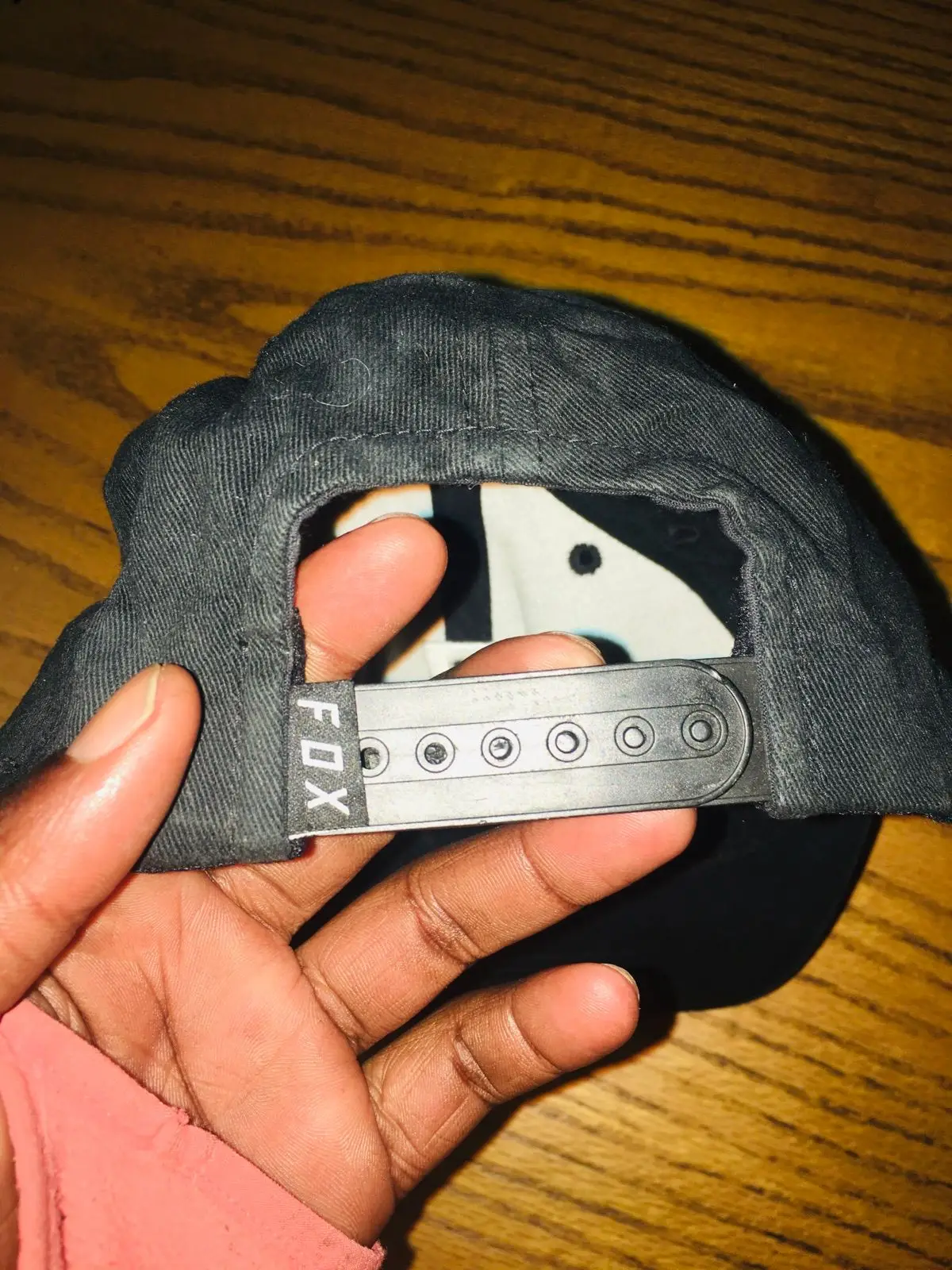 Fox Black Cap with White Branding
