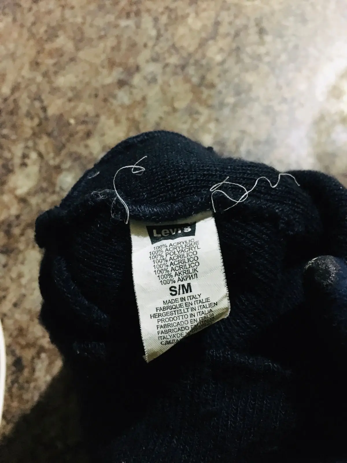 Levi's Black Knit Beanie