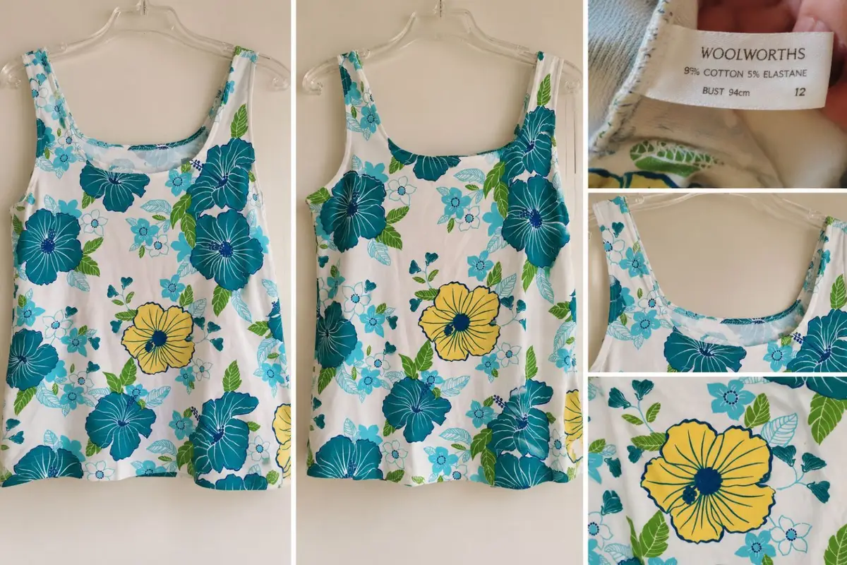 Woolworths Floral Sleeveless Top