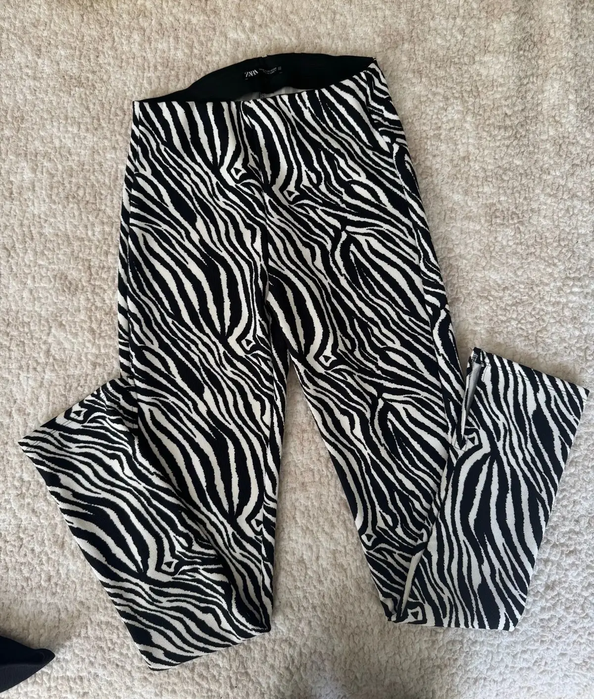 Zara Black Dress & Zebra Pants Bundle