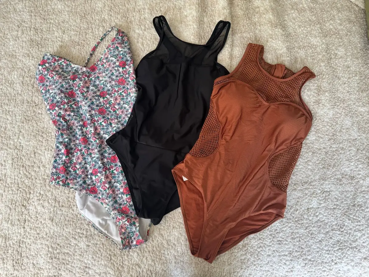 Woolworths Womens Swimsuit Bundle of 3 One-Pieces Size L