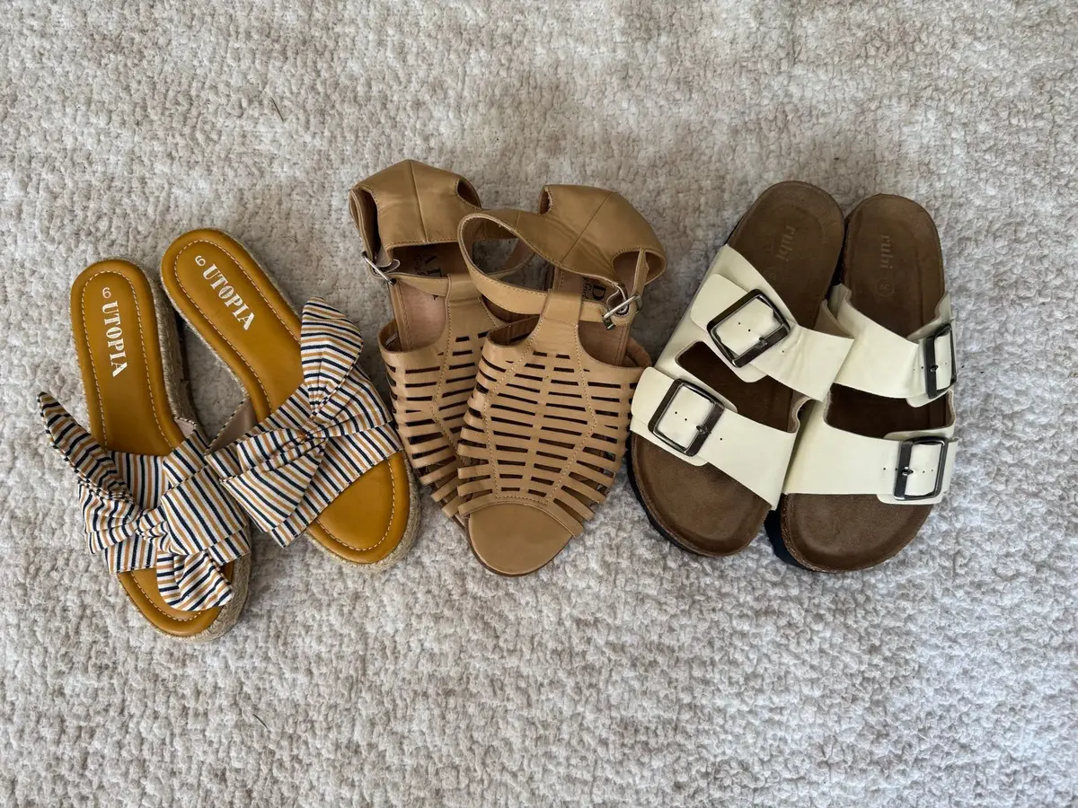 Summer Sandal Bundle - 3 Pairs Size 6