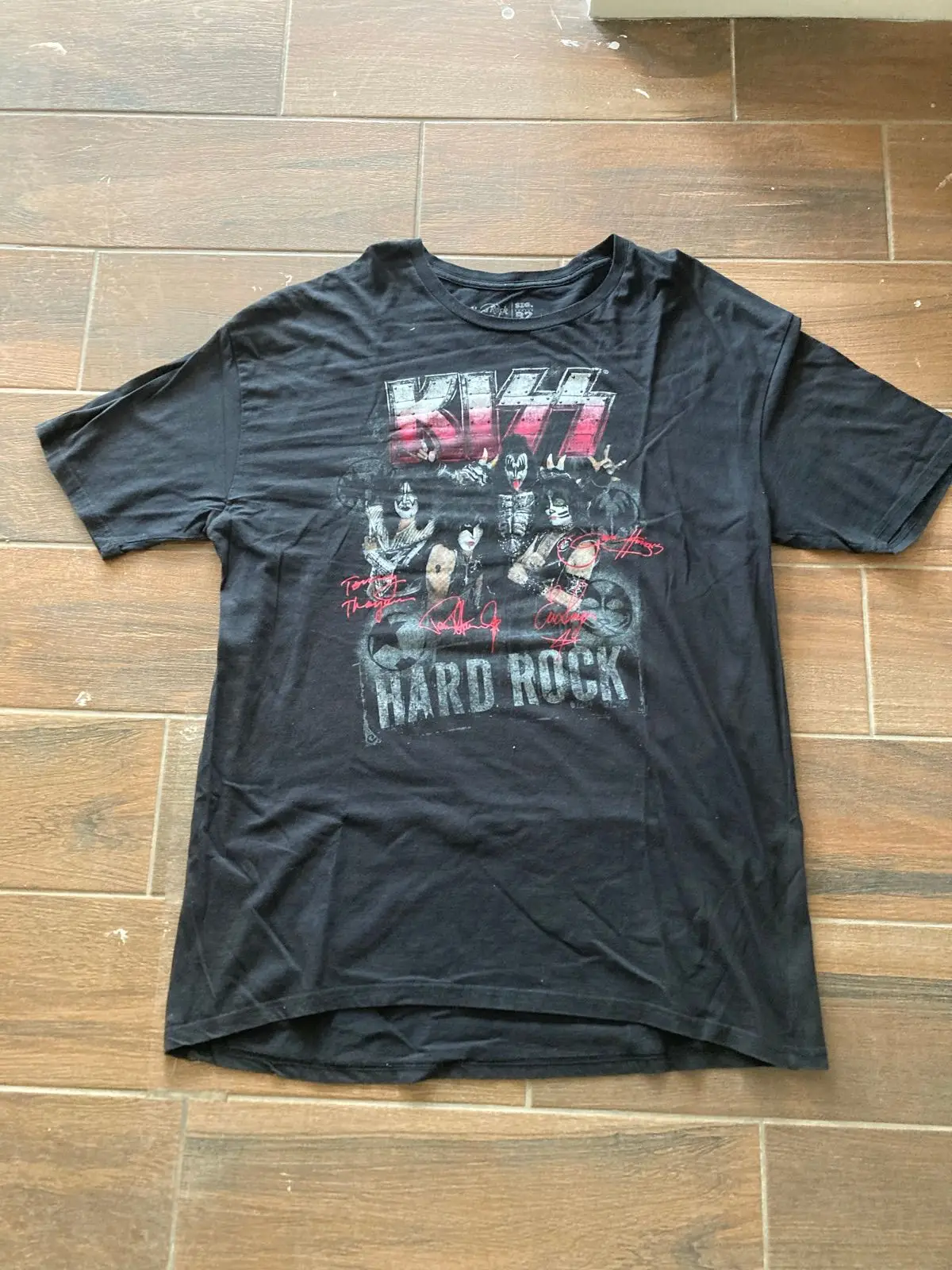 KISS Hard Rock Graphic T-Shirt Black 2XL
