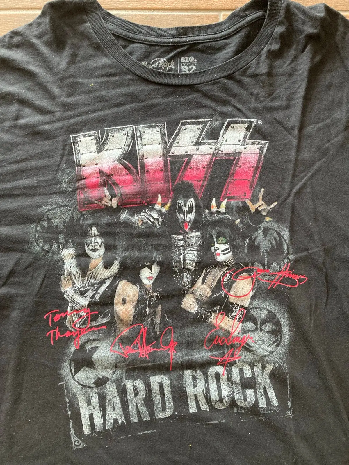 KISS Hard Rock Graphic T-Shirt Black 2XL