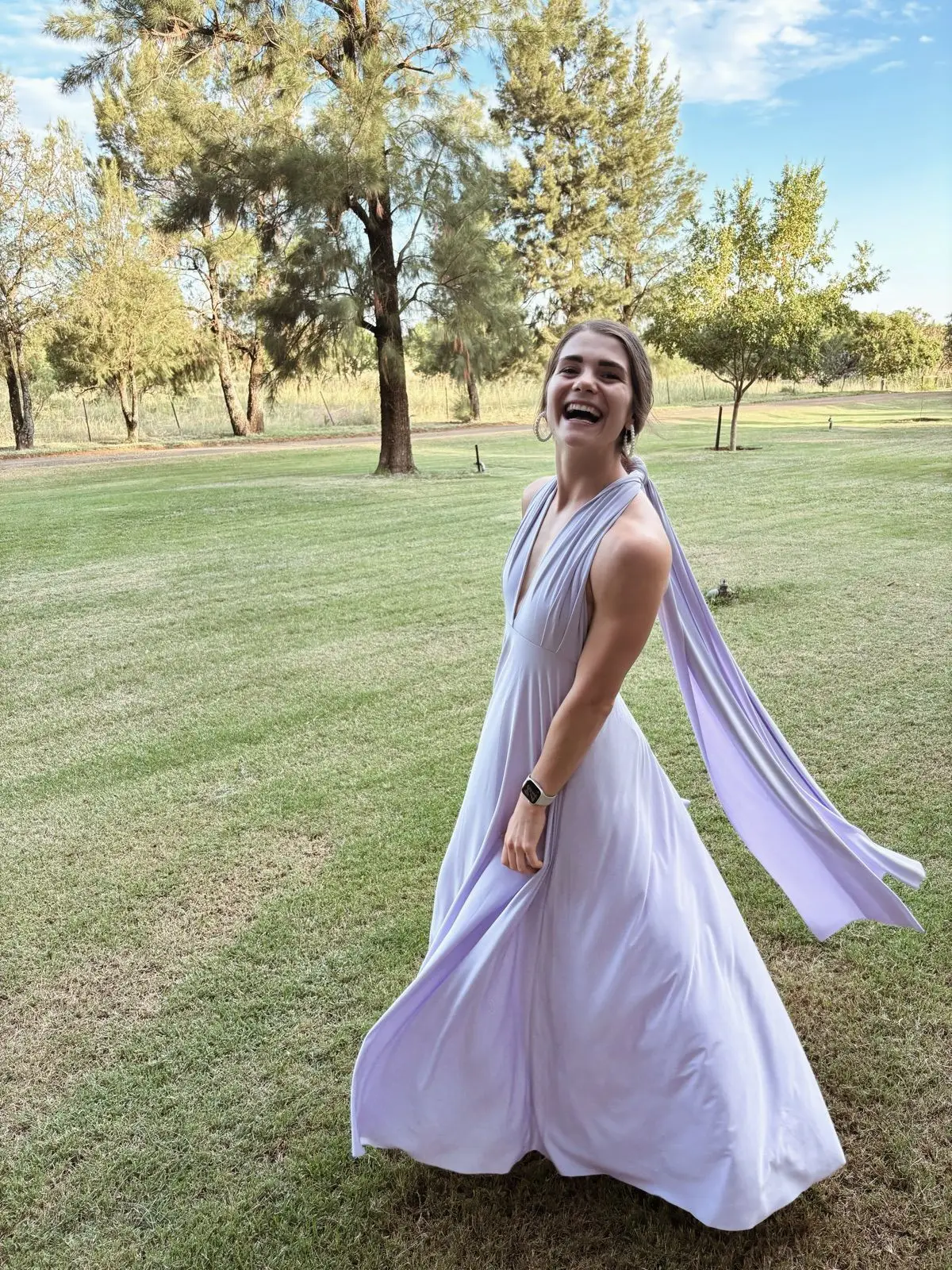 YDE Lavender Infinity Maxi Dress