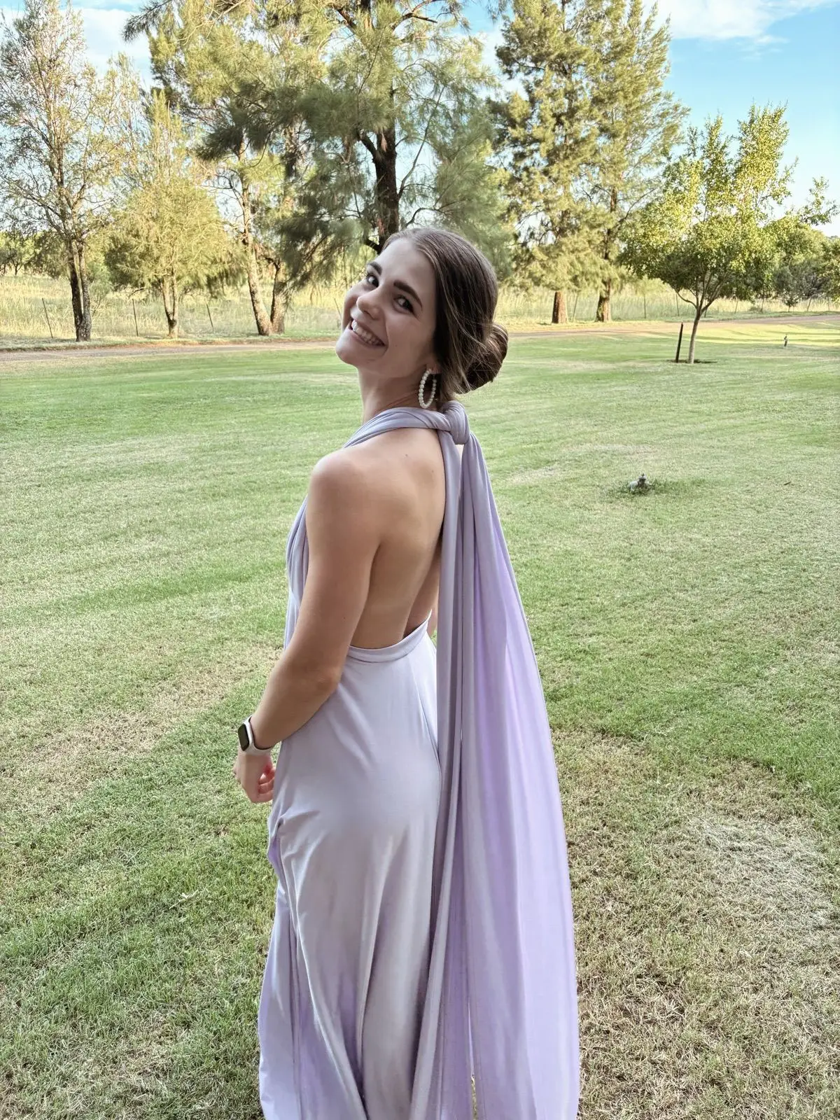 YDE Lavender Infinity Maxi Dress