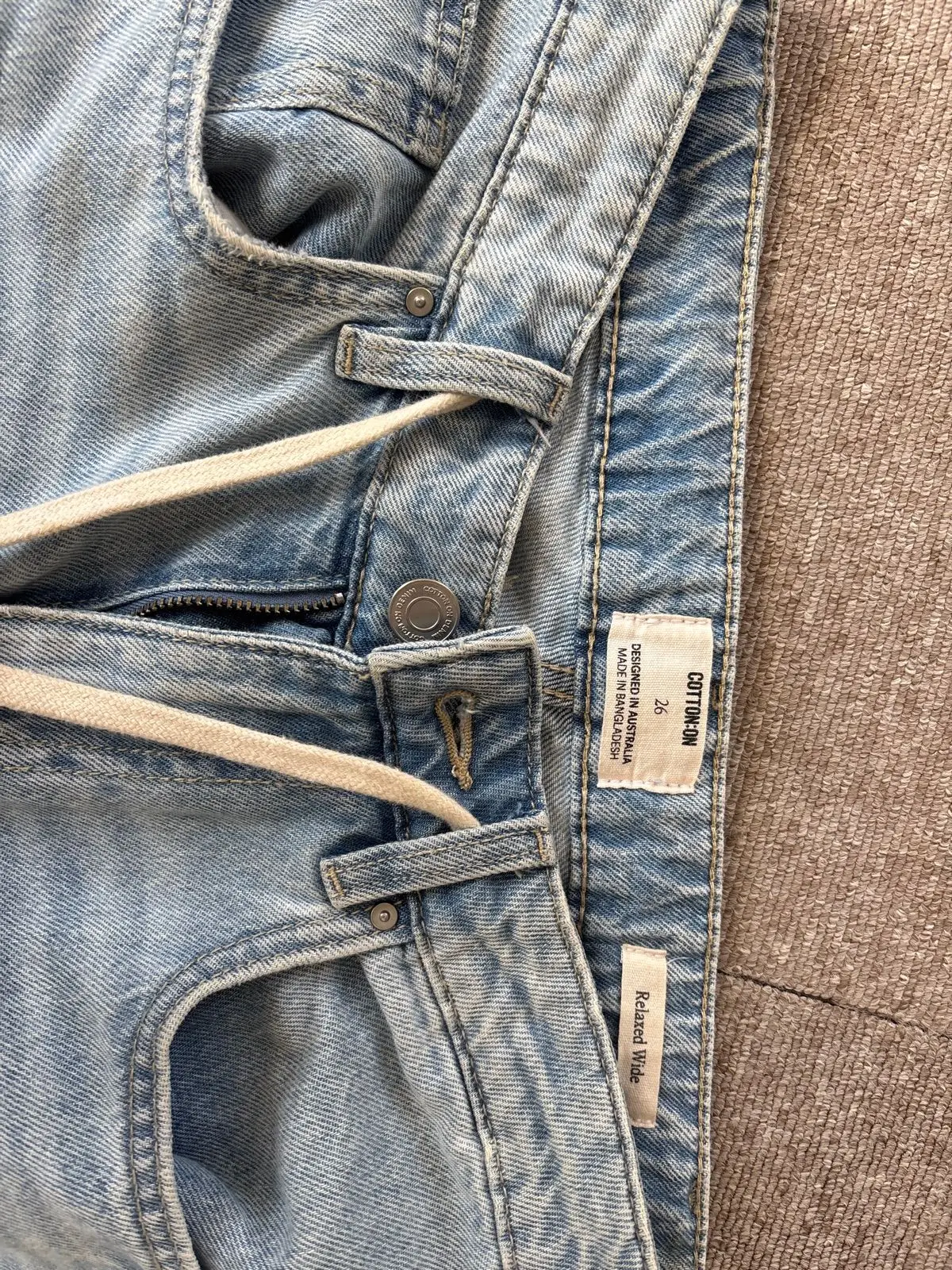Cotton On Light Wash Denim Jeans