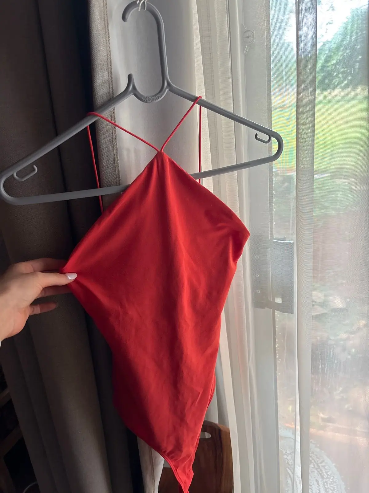 H&M Red Halter Neck Top