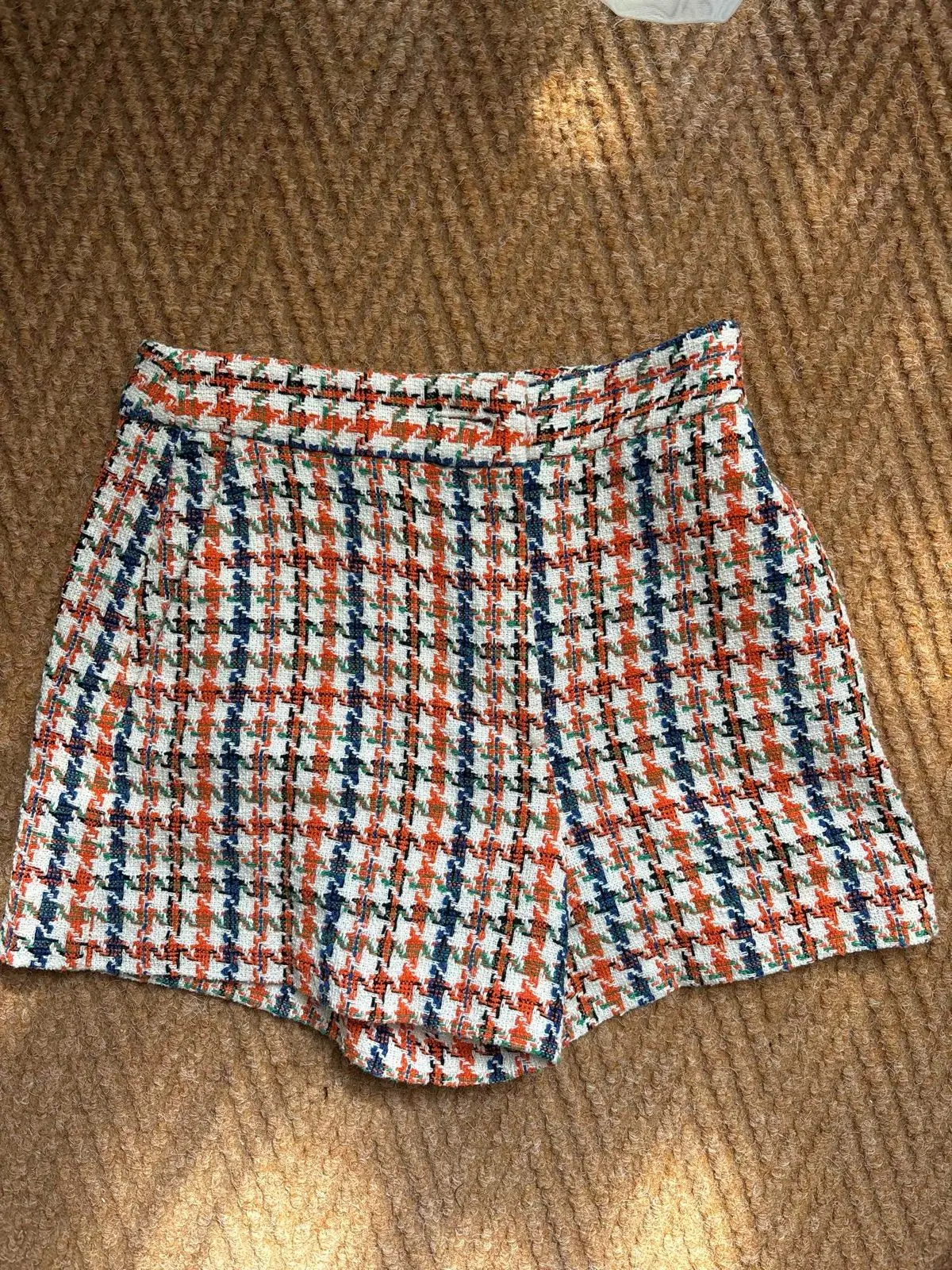 Zara Plaid Shorts