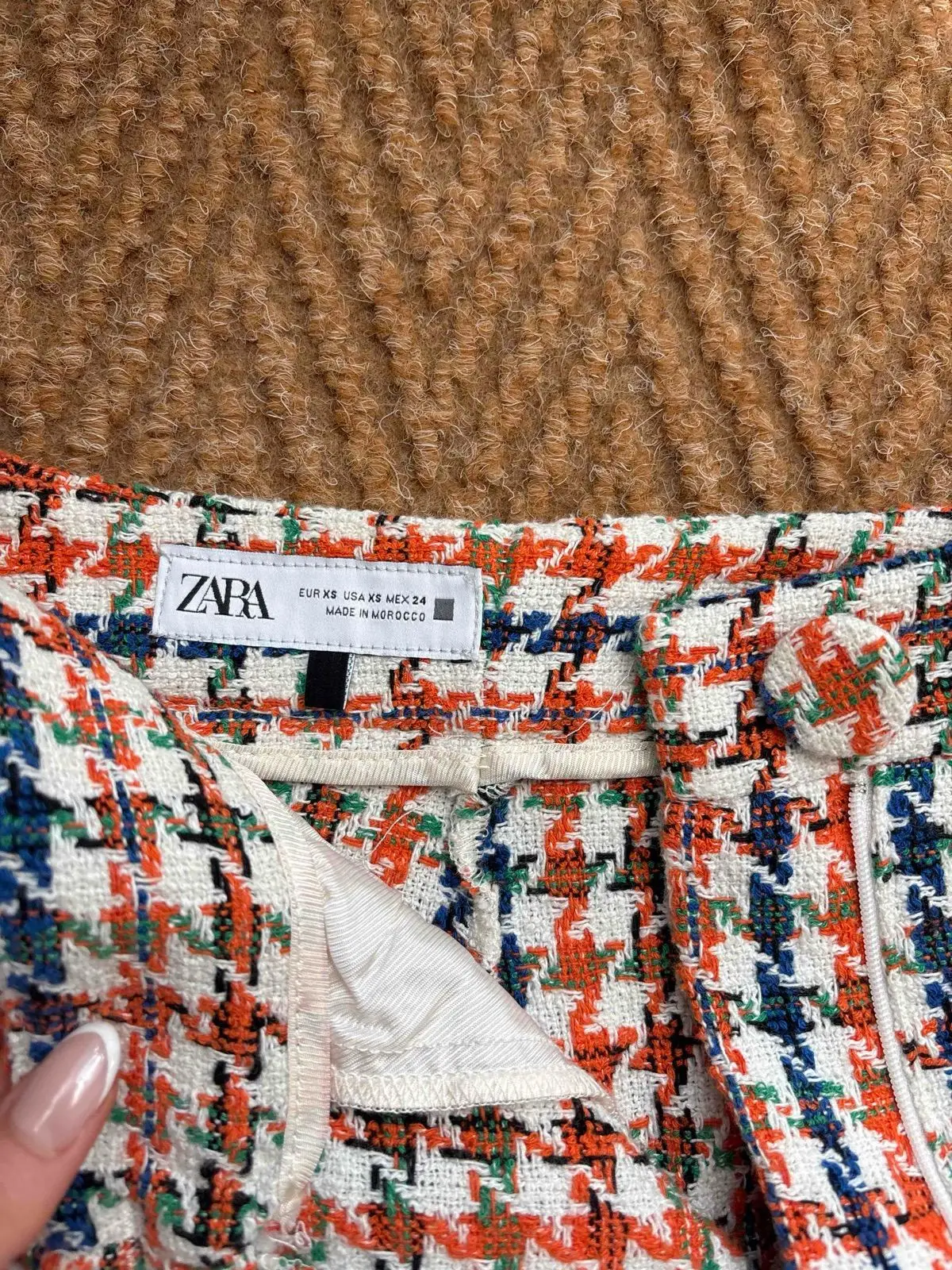 Zara Plaid Shorts