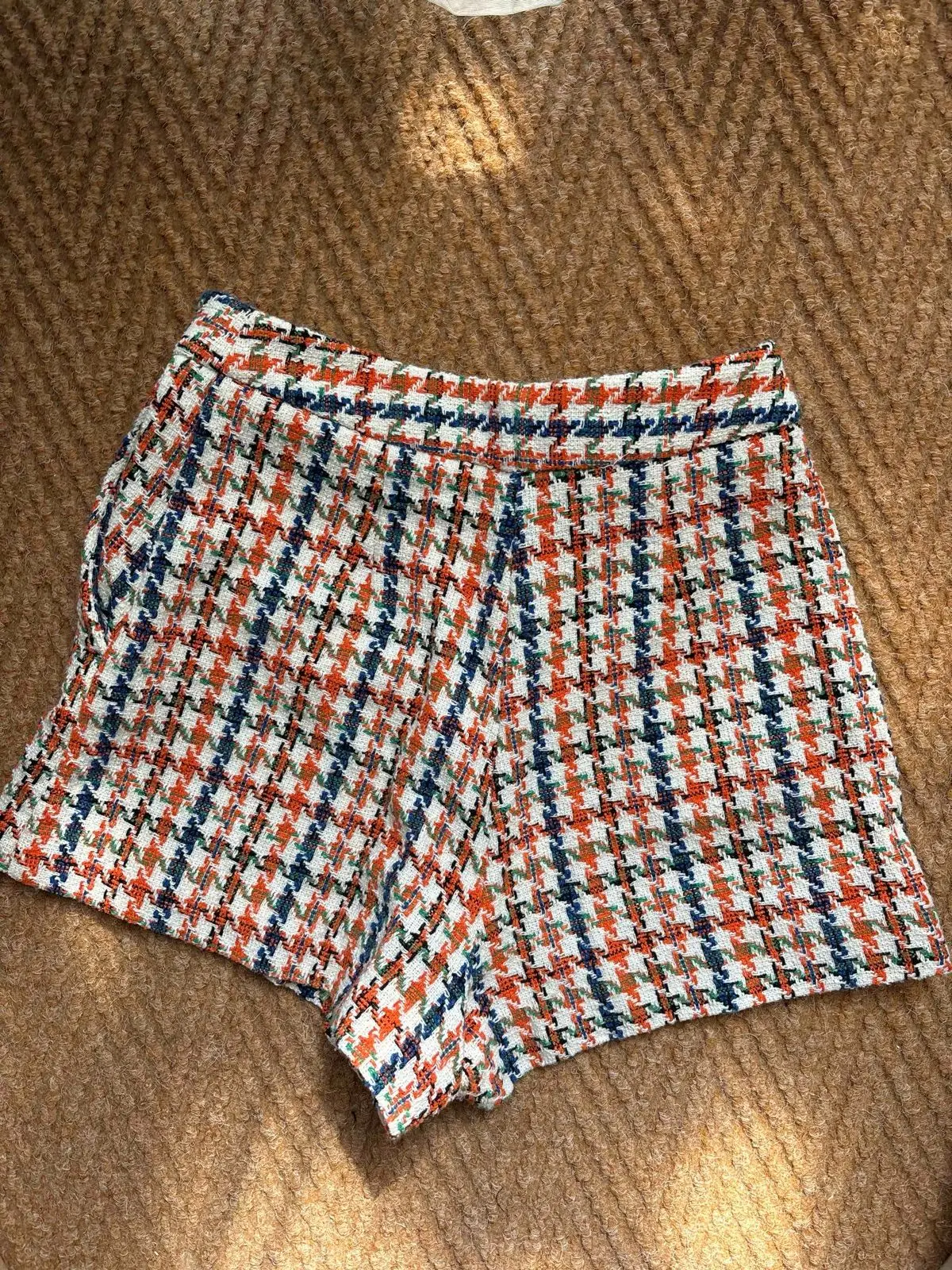 Zara Plaid Shorts