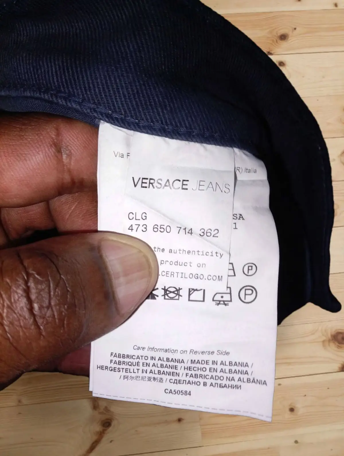 Versace Jeans Men's Slim Fit Denim Jeans