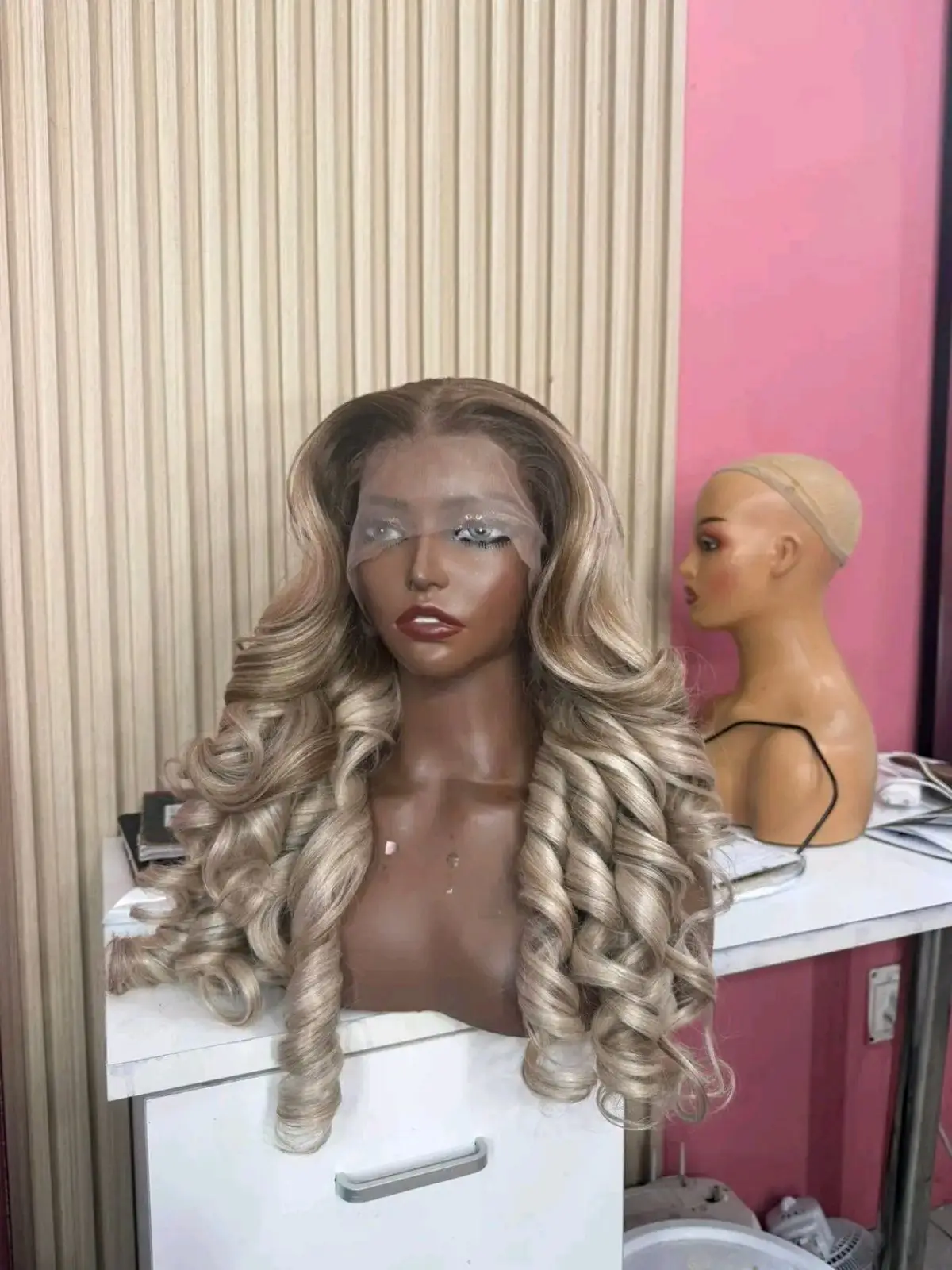 32 Inch Frontal Lace Blended Hair Wig