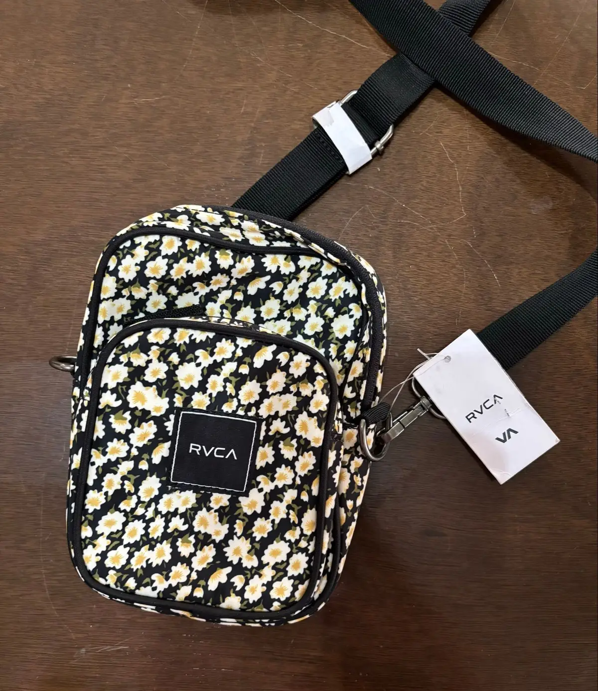 RVCA Floral Crossbody Pouch Bag