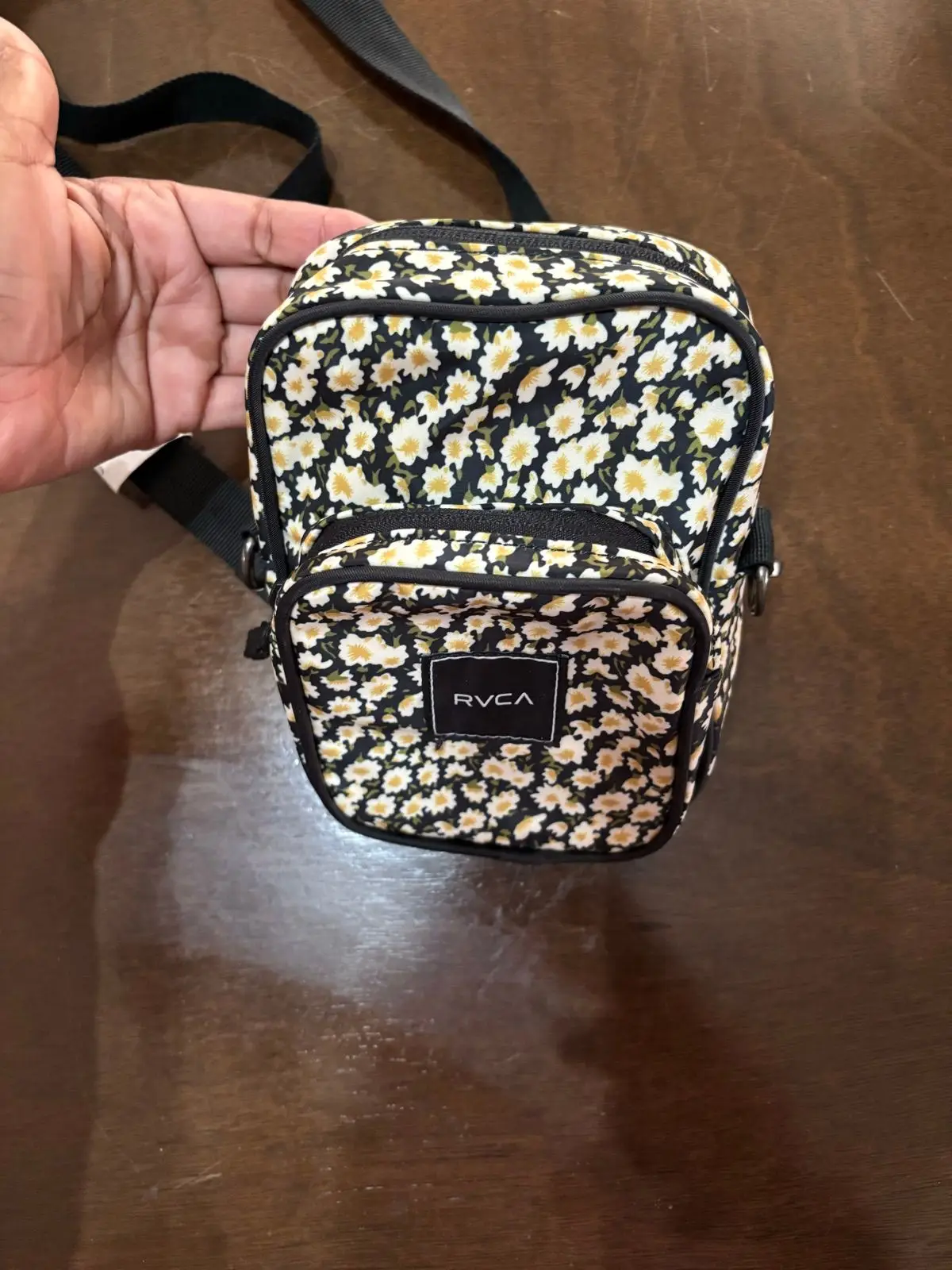 RVCA Floral Crossbody Pouch Bag