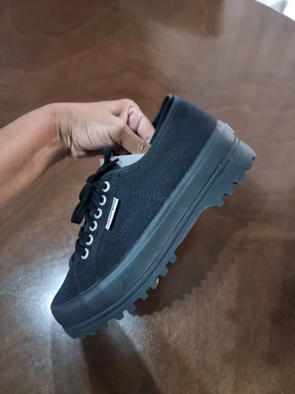 Superga 2555 Alpina Black Sneakers