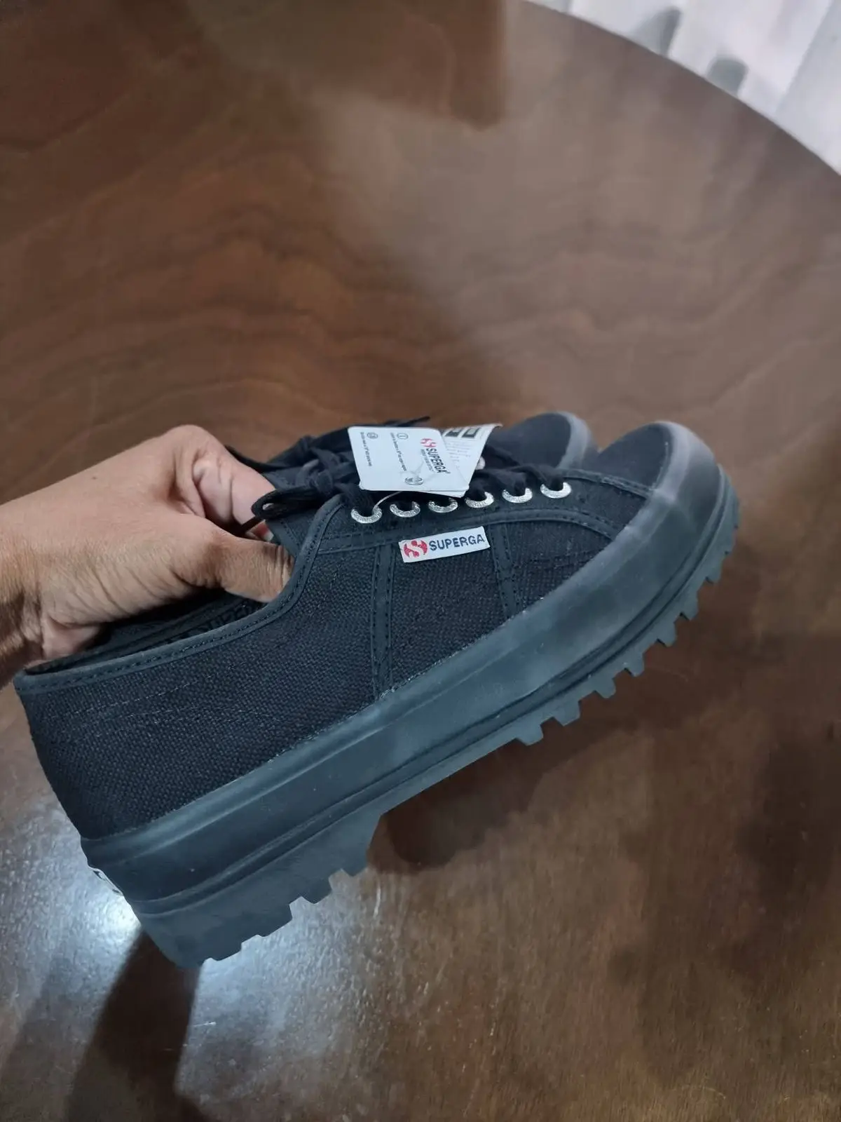 Superga 2555 Alpina Black Sneakers