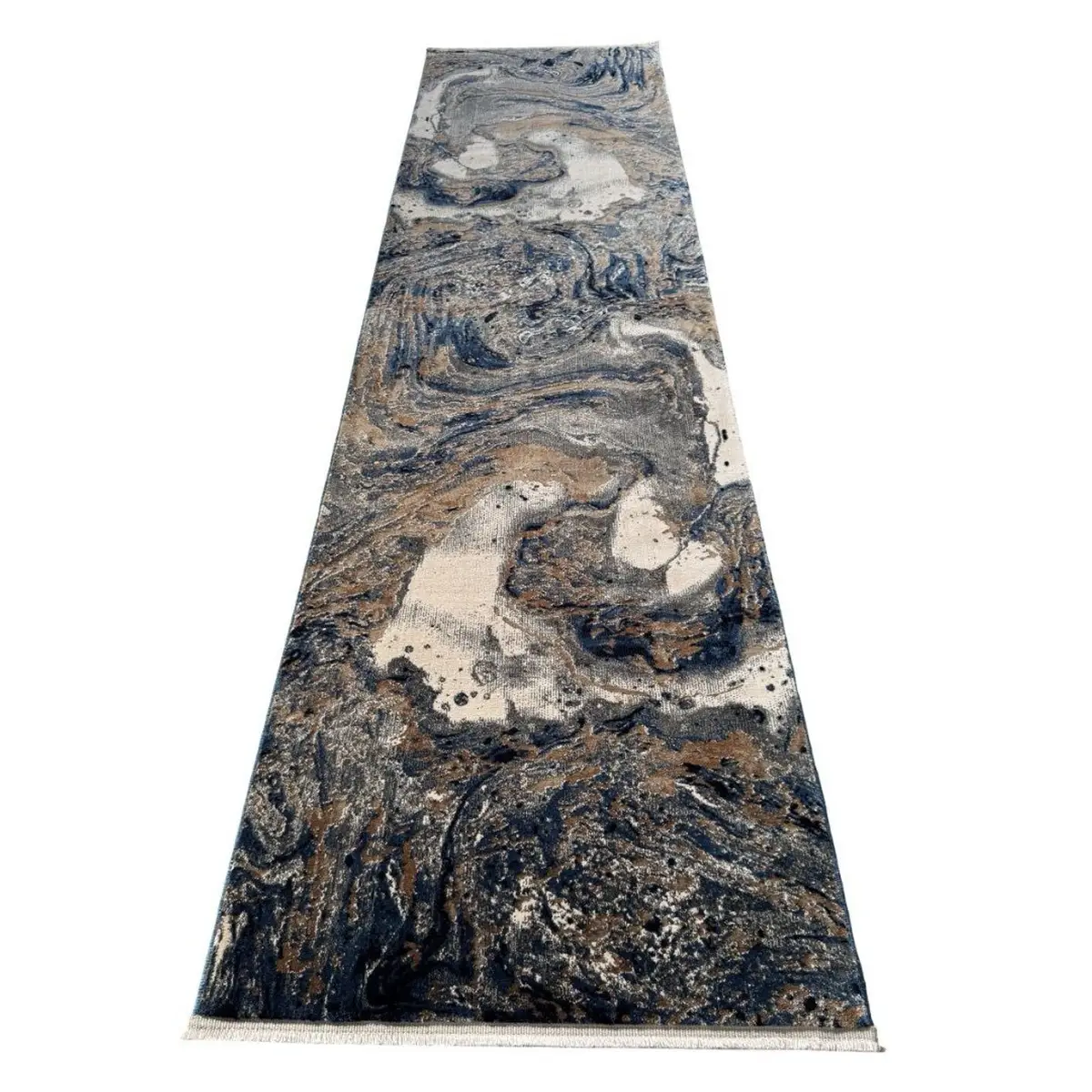 Golden Garden Soft Blue Base Runner 270 x 80cm