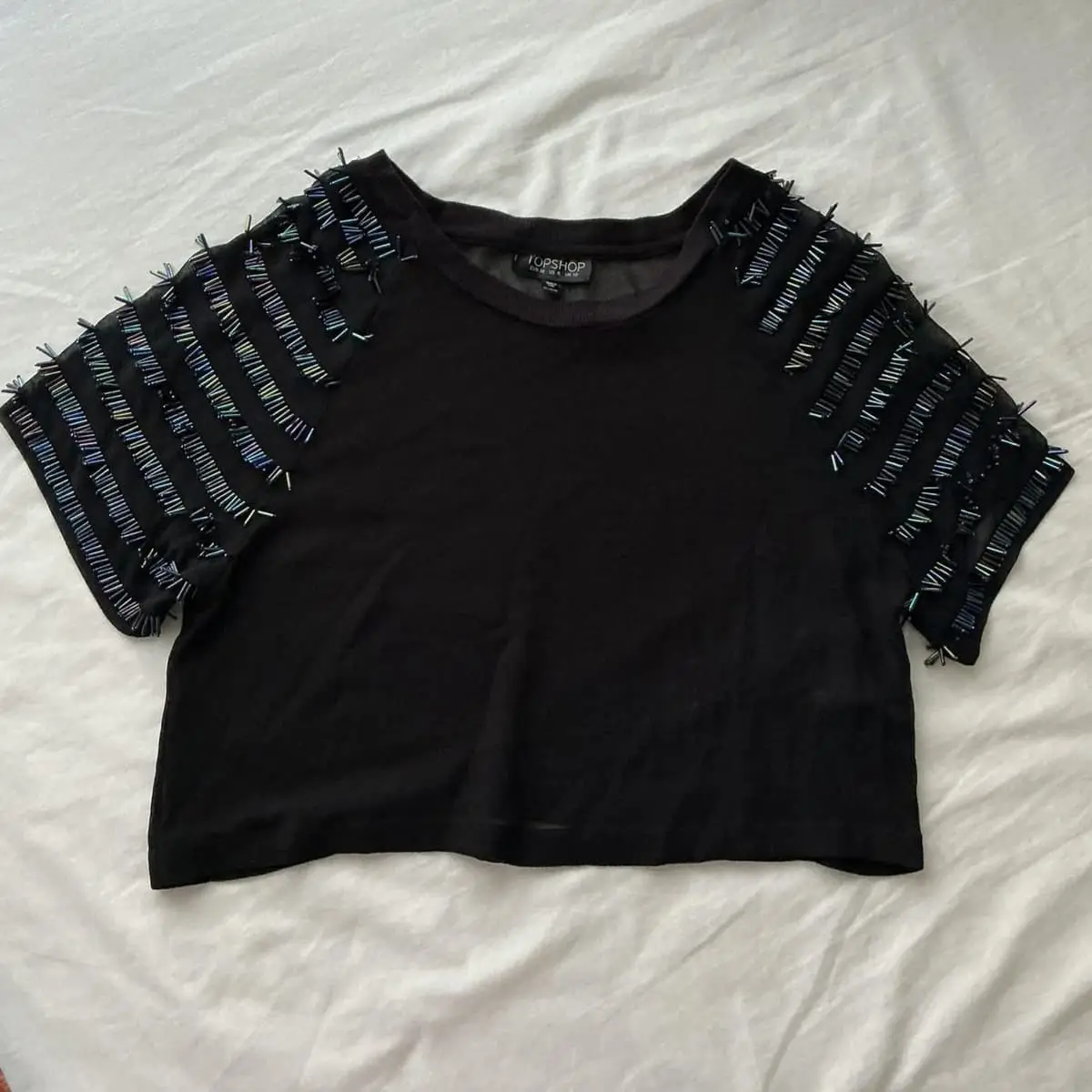Topshop sequenced top