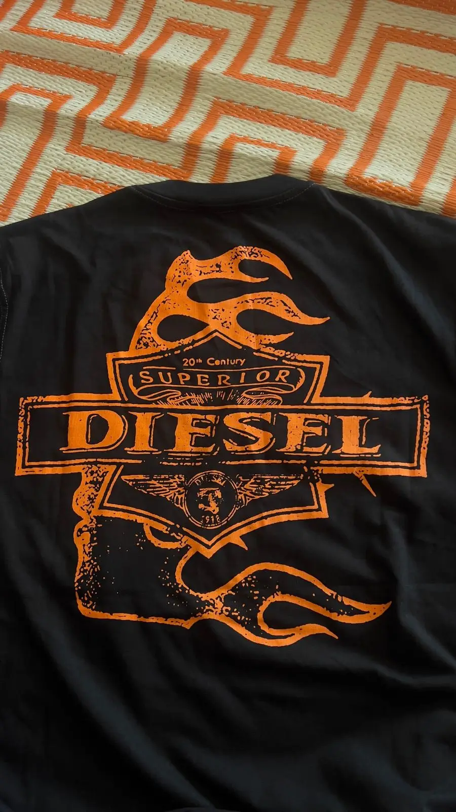 Diesel Black T-Shirt with Chest Logo
