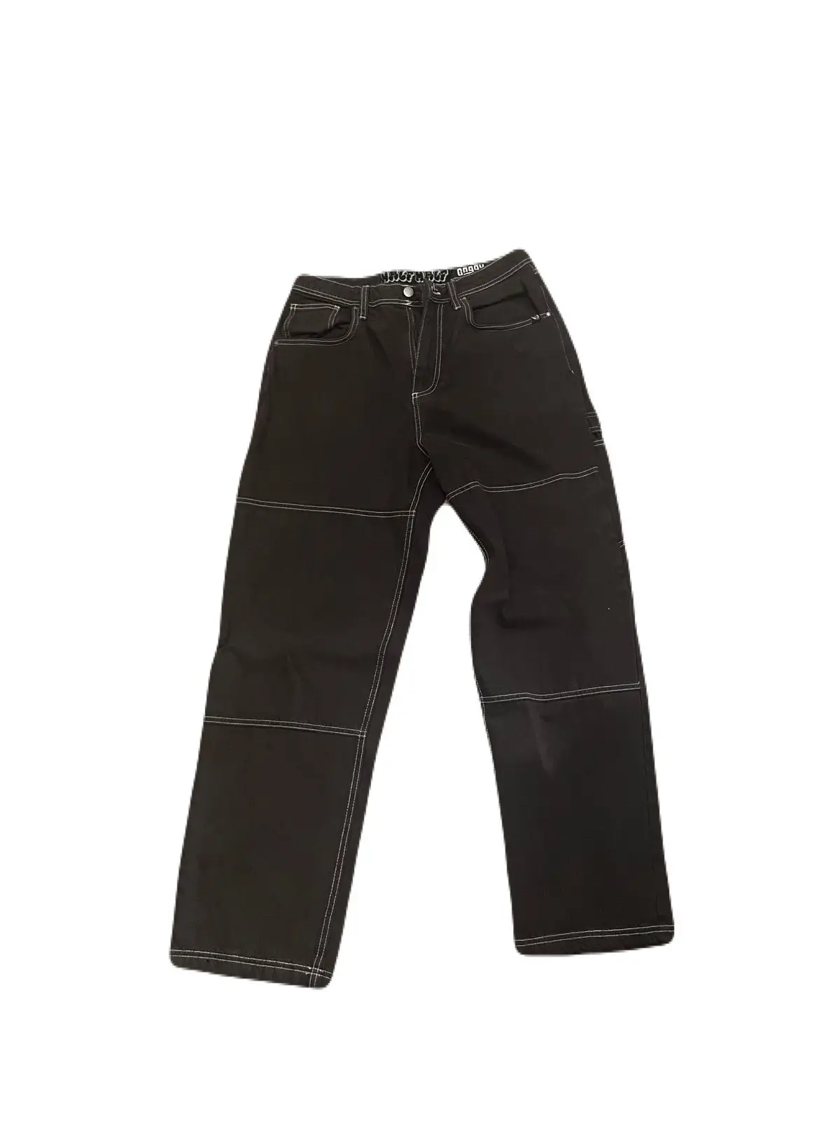 Cotton On Factorie Brown Contrast Half Half Stitch Jeans