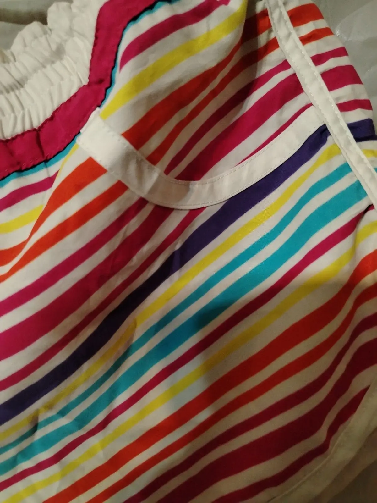 Woolworths Multicoloured Striped Summer Shorts Size 16