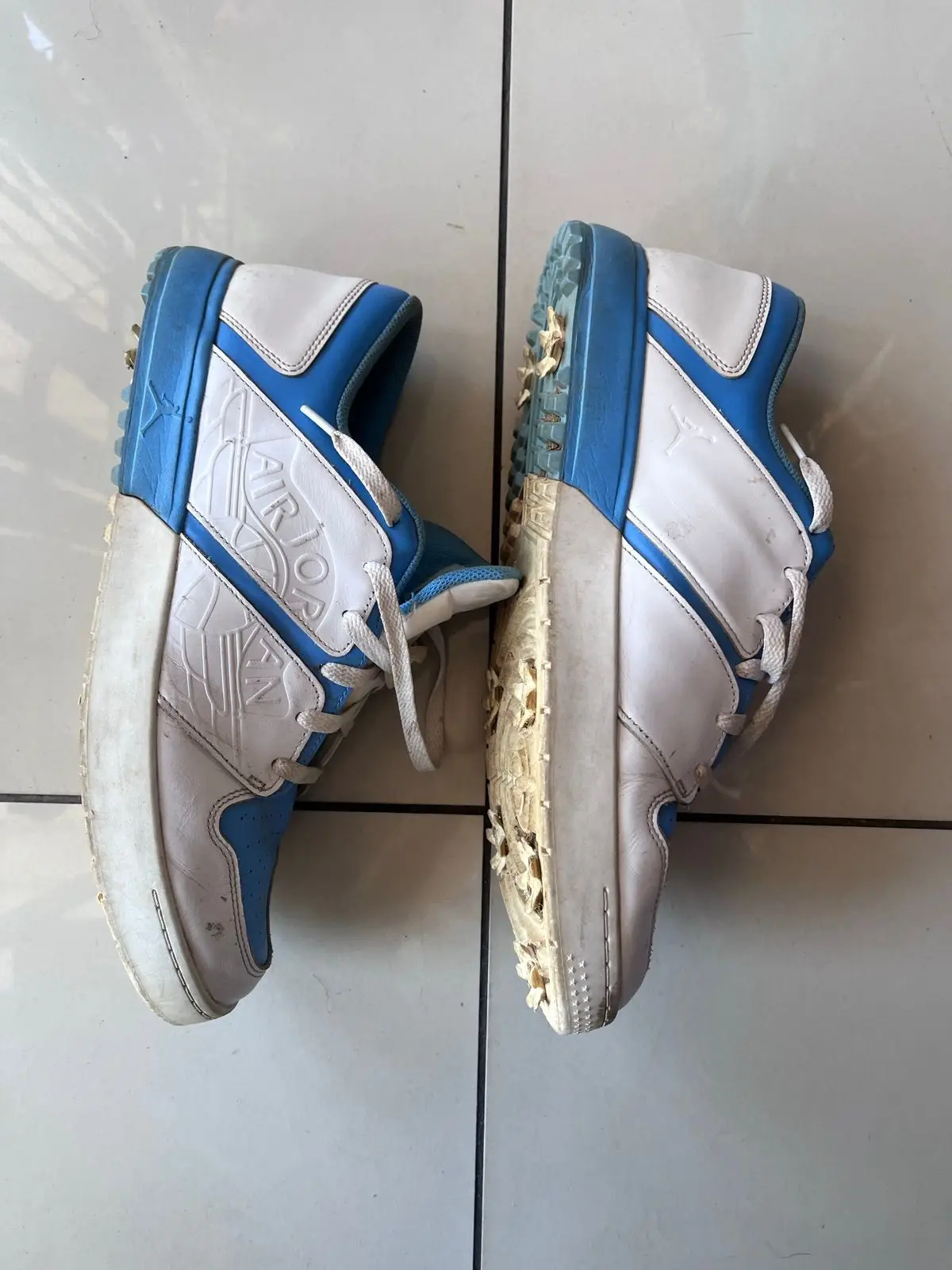 Nike Jordan Nu Retro 1 Low Golf Shoes University Blue