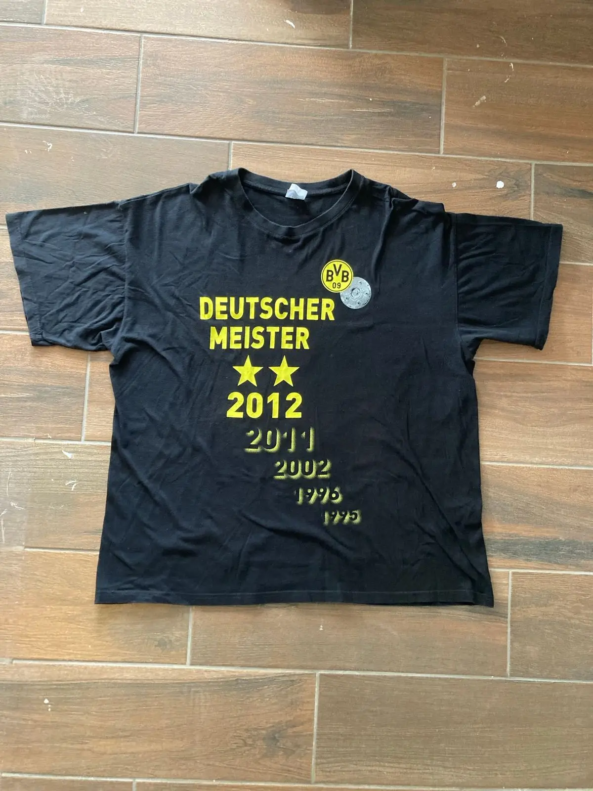 BVB 09 Deutscher Meister Black T-Shirt