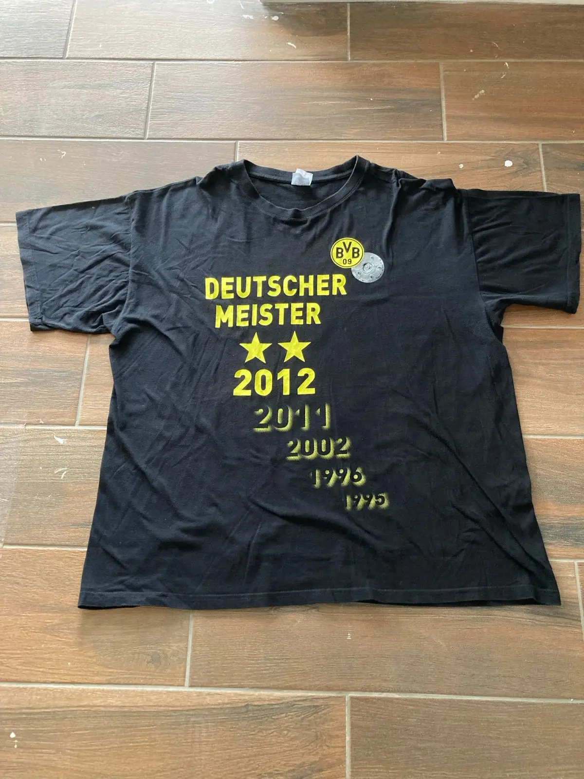 BVB 09 Deutscher Meister Black T-Shirt
