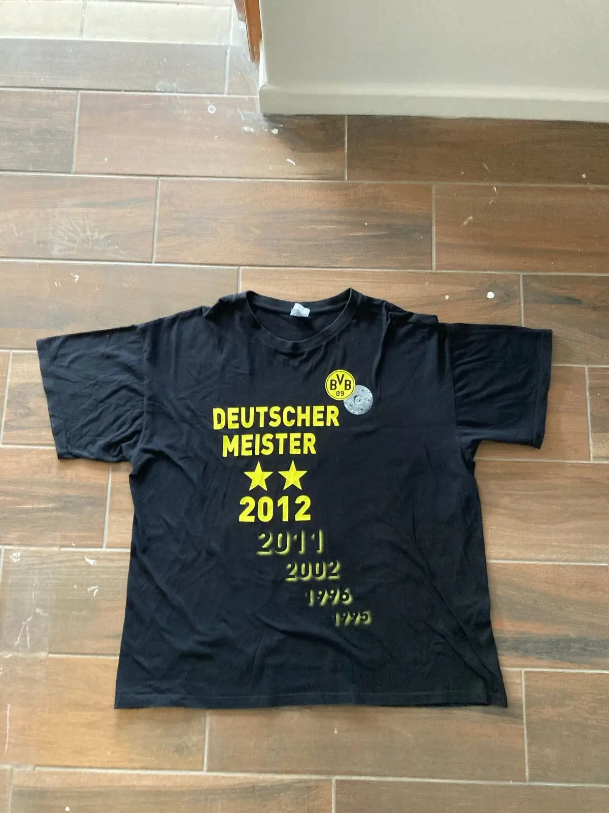 BVB 09 Deutscher Meister Black T-Shirt