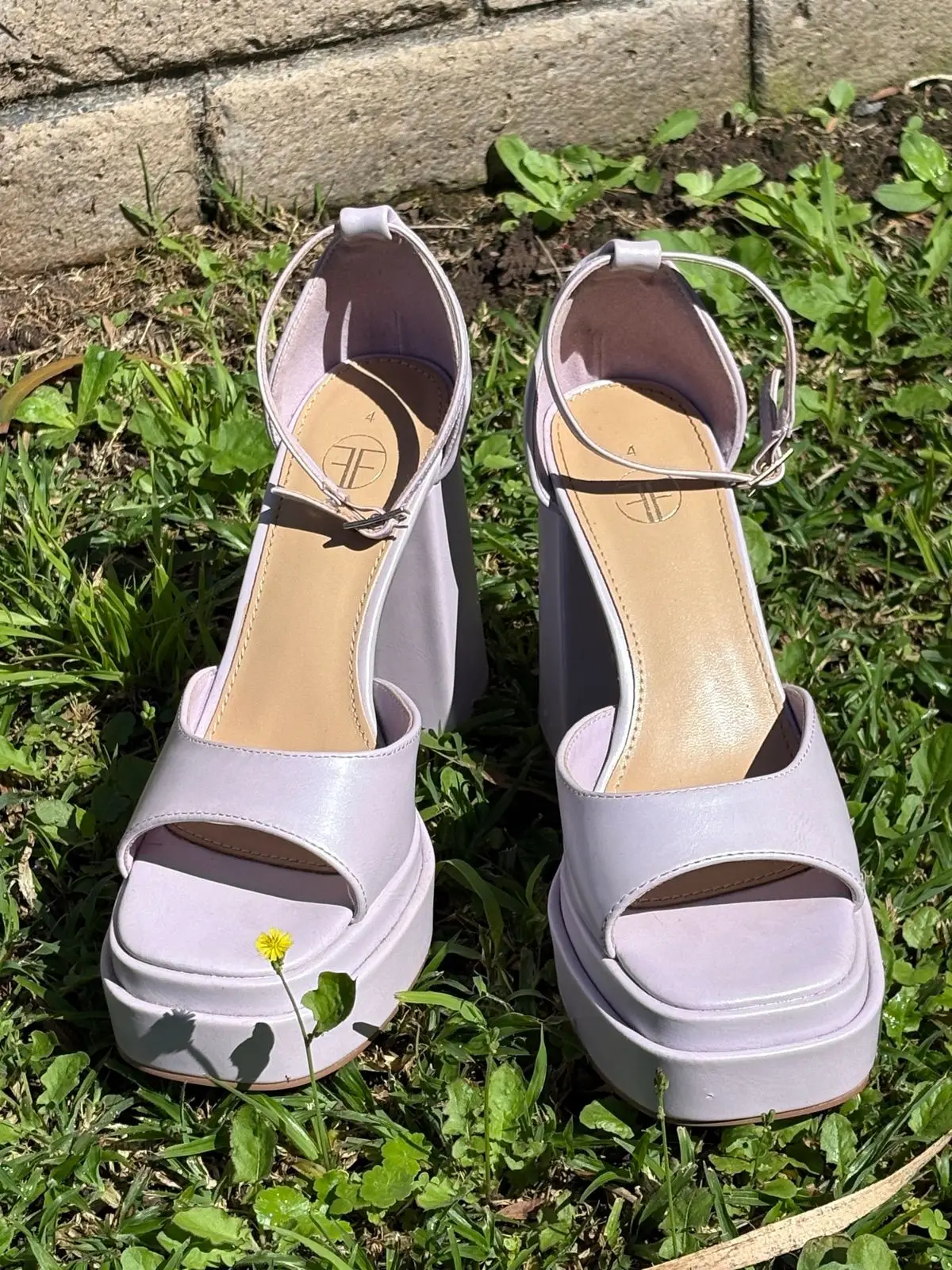 Foschini Pastel Lilac Platform Heels Size 4