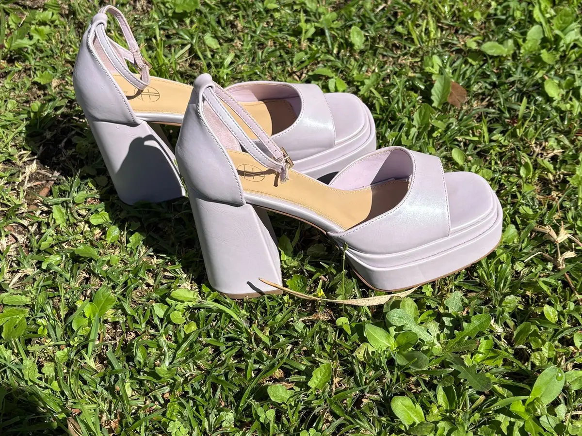Foschini Pastel Lilac Platform Heels Size 4